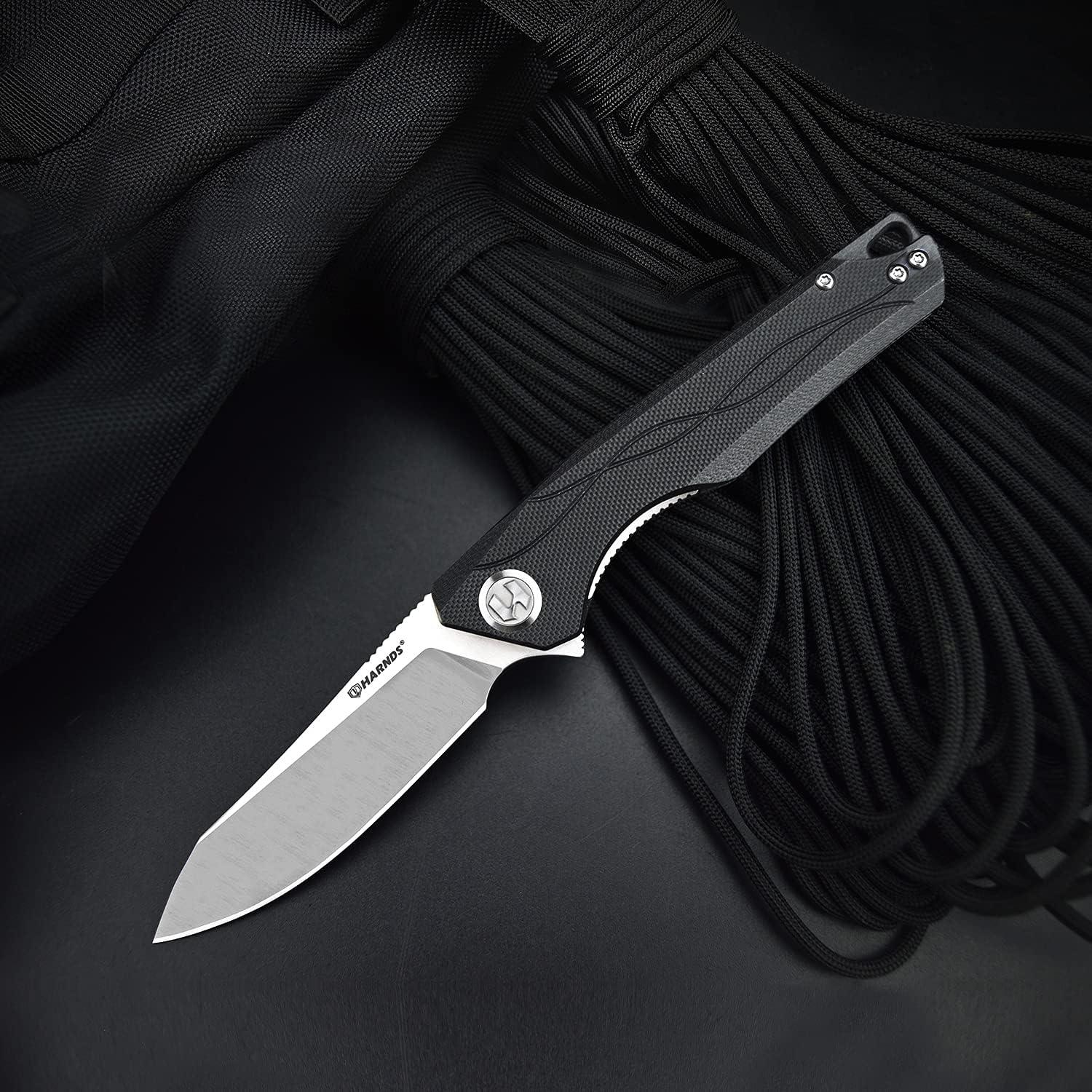 Cuchillo de bolsillo Harnds Harvest G10 21.2 cm Negro