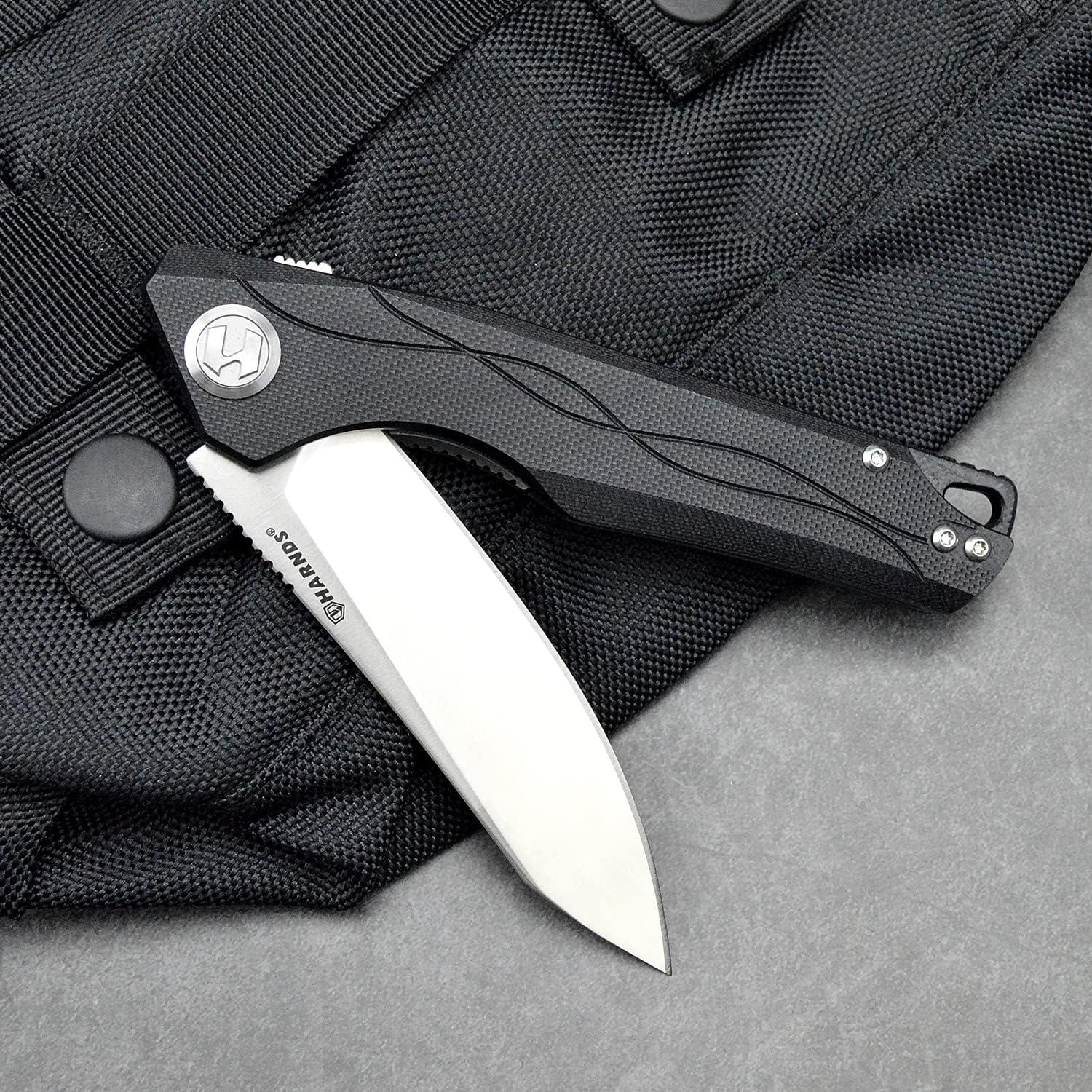 Cuchillo de bolsillo Harnds Harvest G10 21.2 cm Negro