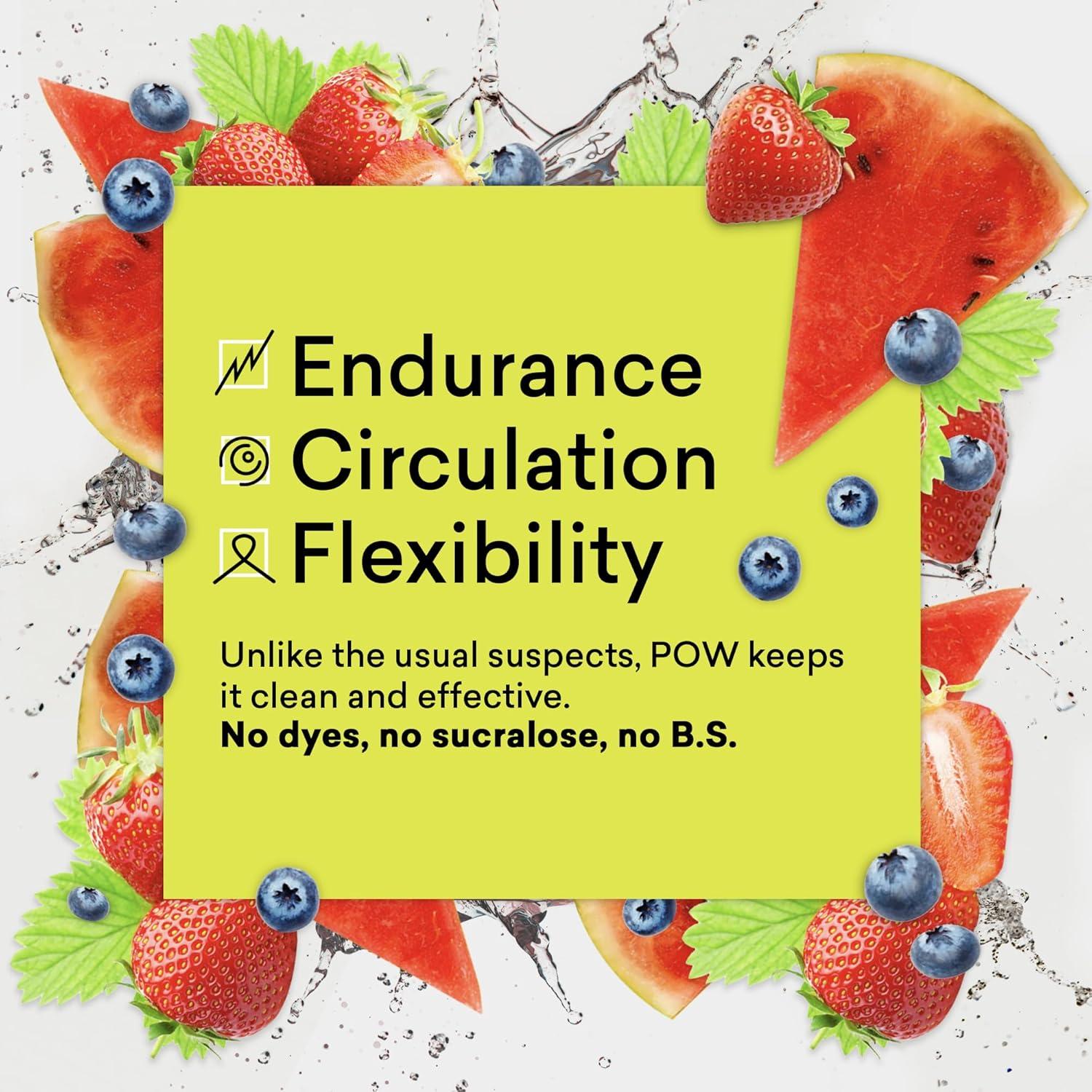 EBOOST POW Pre Entrenamiento Natural 15 Paquetes Sabor Melón