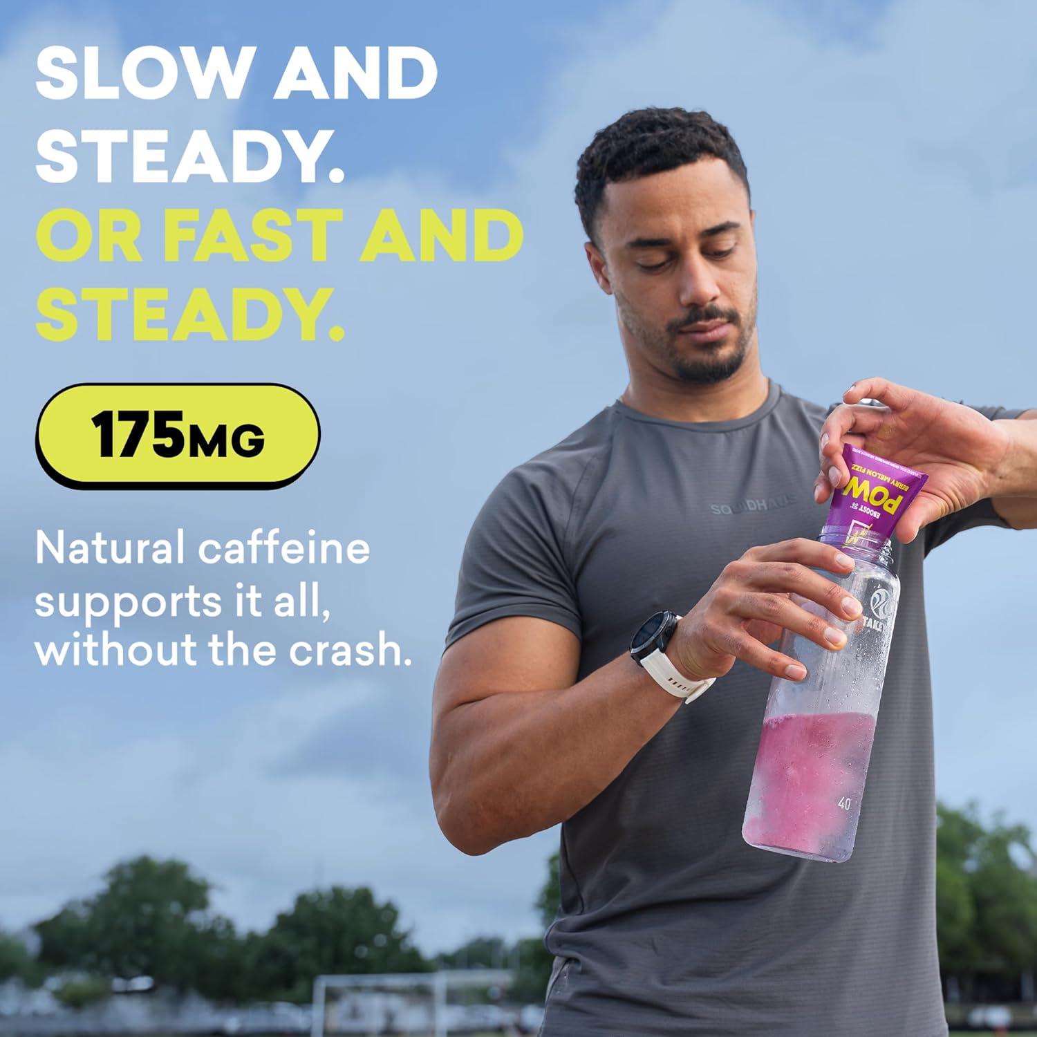 EBOOST POW Pre Entrenamiento Natural 15 Paquetes Sabor Melón