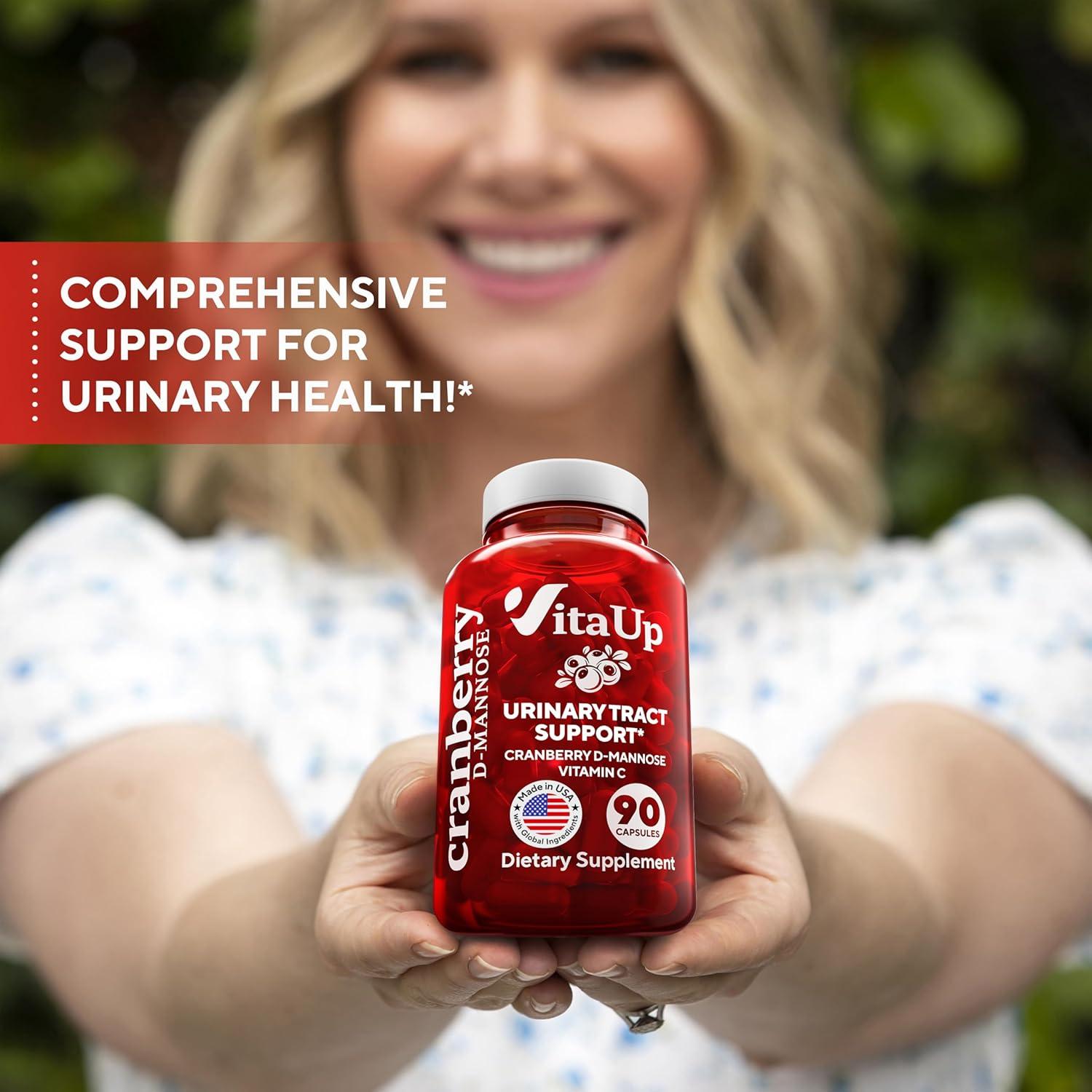 D-Mannosa VitaUp 1000mg con Arándano y Vitamina C - 90 Cápsulas