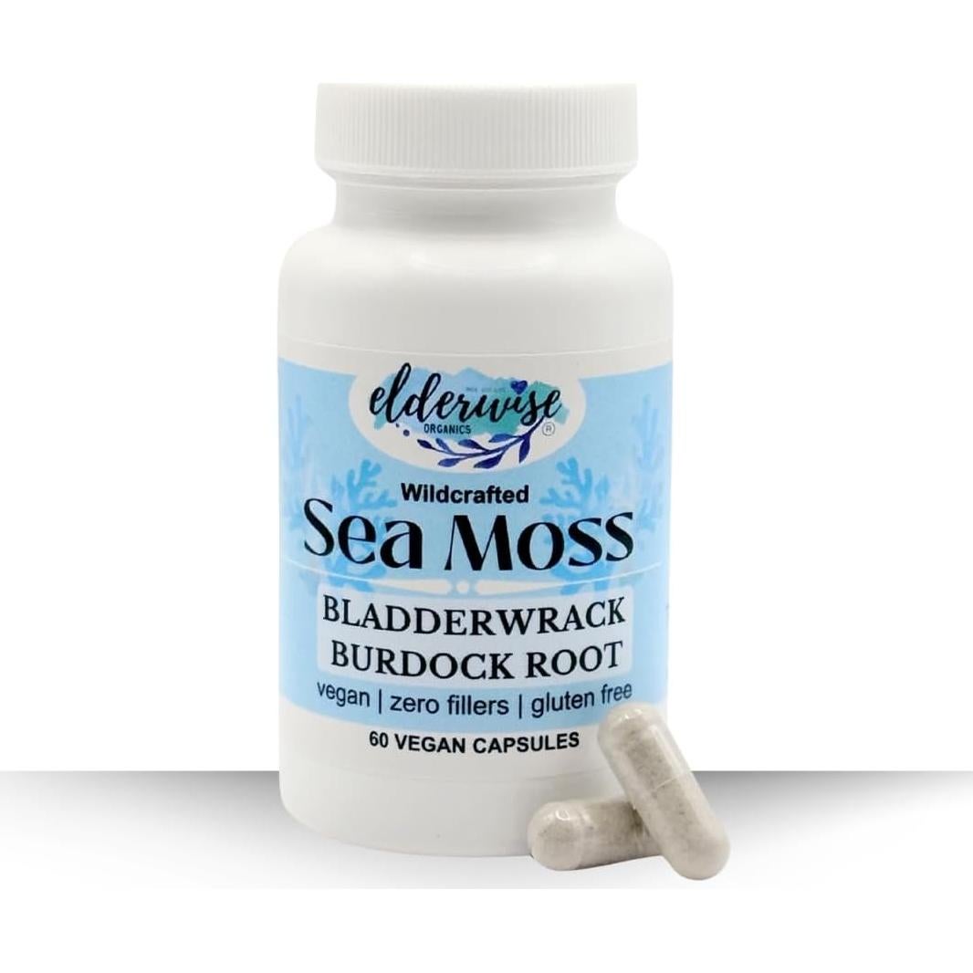 Cápsulas de Musgo Marino Elderwise 60 Veganas 1400 mg