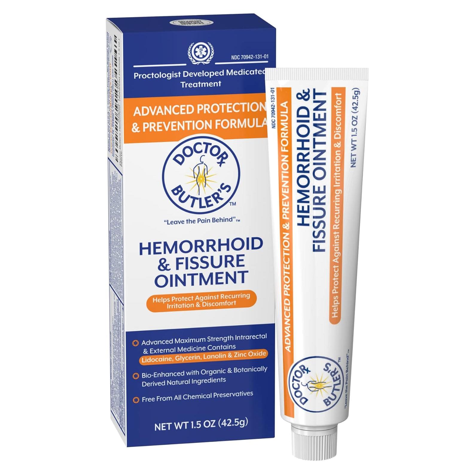 Ungüento Avanzado Doctor Butler para Hemorroides 42.5 g