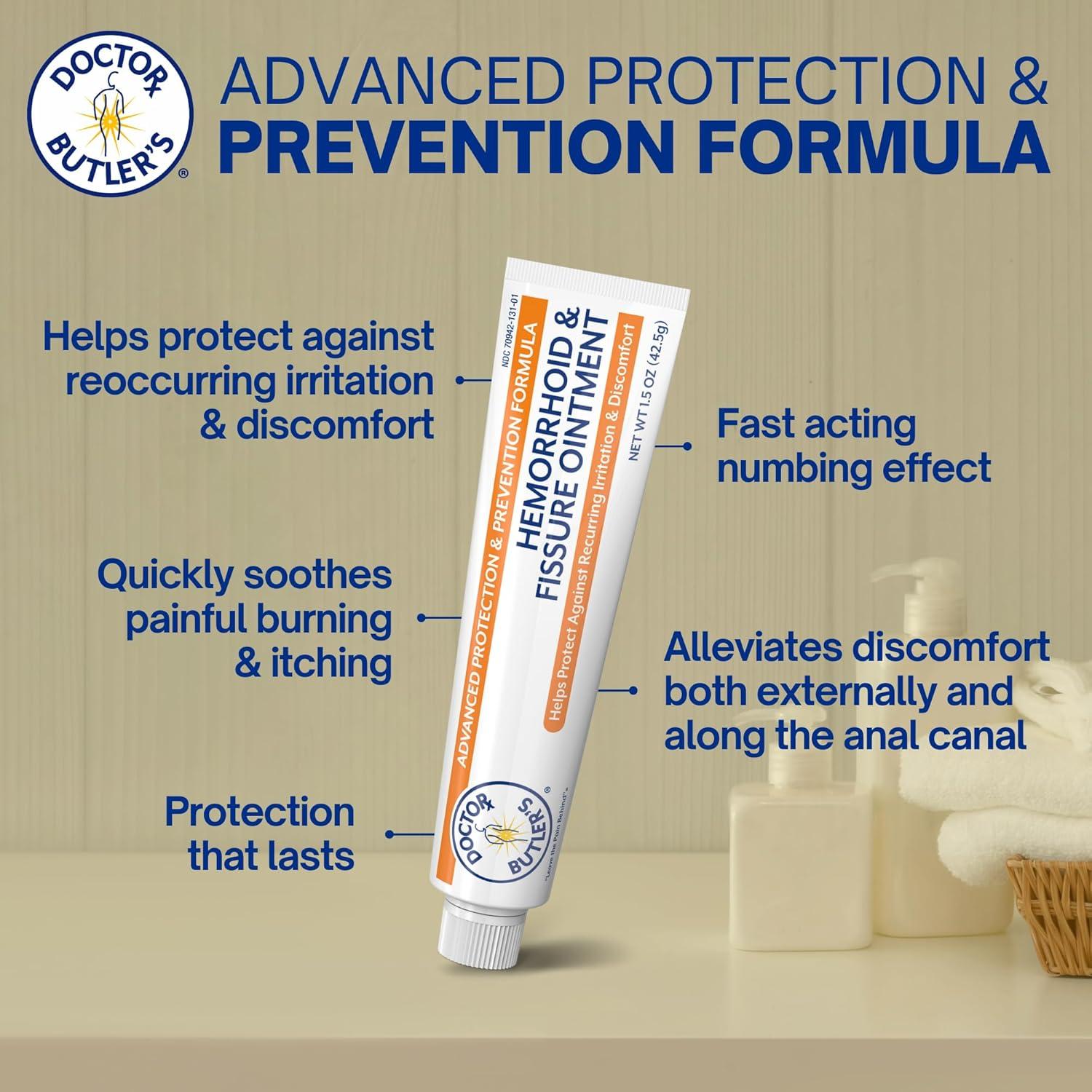 Ungüento Avanzado Doctor Butler para Hemorroides 42.5 g