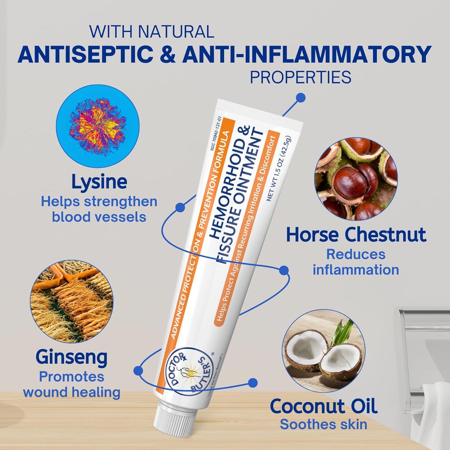 Ungüento Avanzado Doctor Butler para Hemorroides 42.5 g