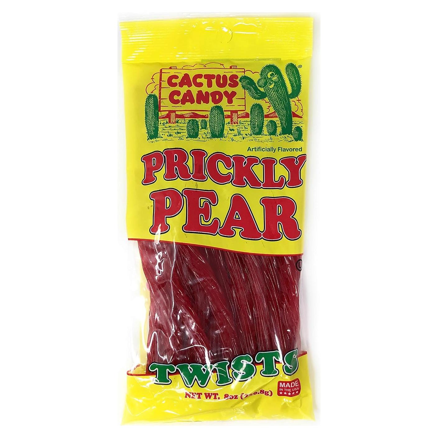 Giros de Regaliz de Pera Espinosa Cactus Candy 227g