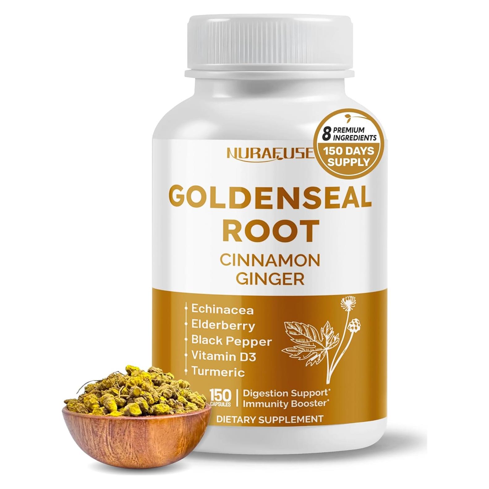 Suplemento 8-en-1 Sello Dorado NuraFuse 150 Cápsulas