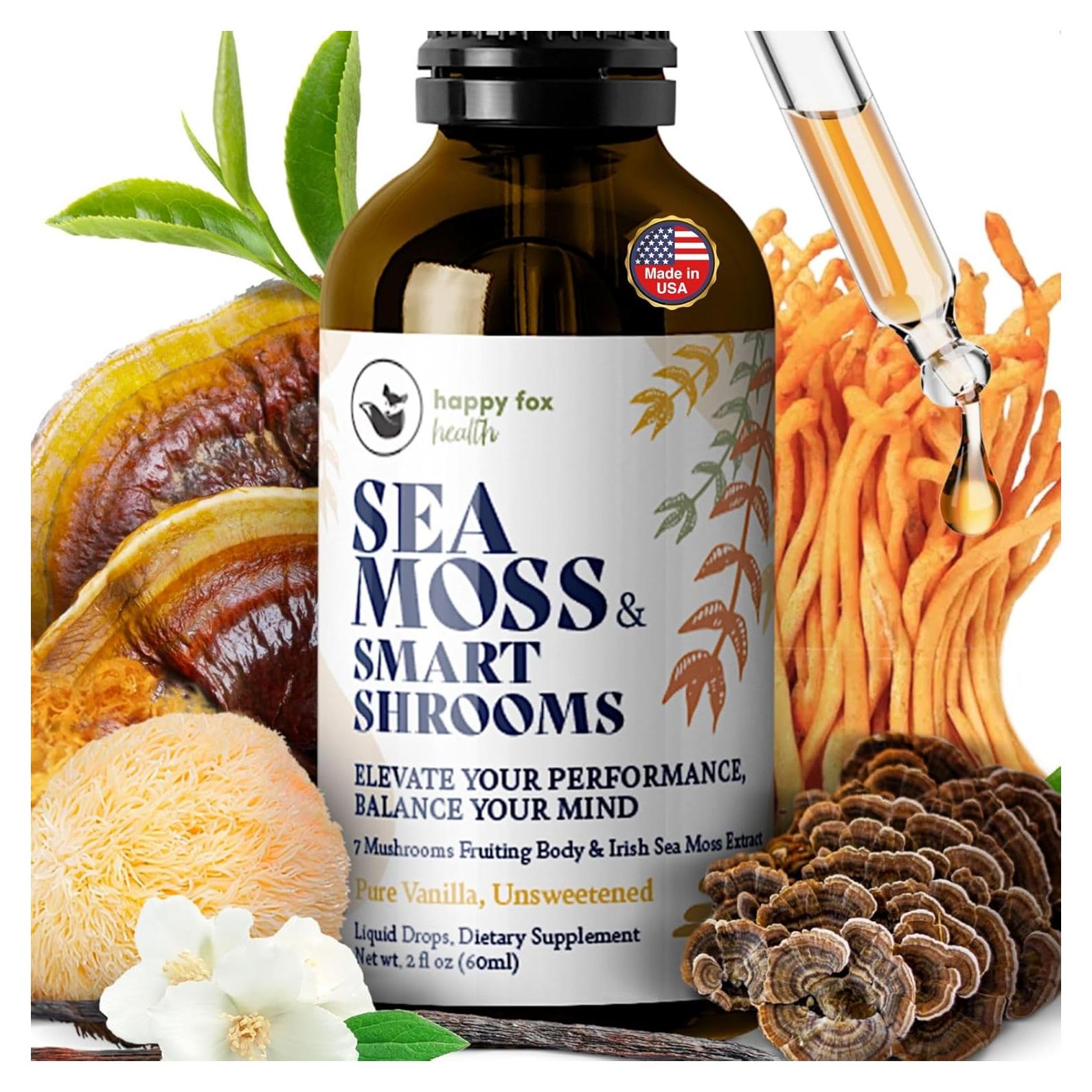 Gotas Líquidas de Musgo Marino Irlandés Happy Fox 132g