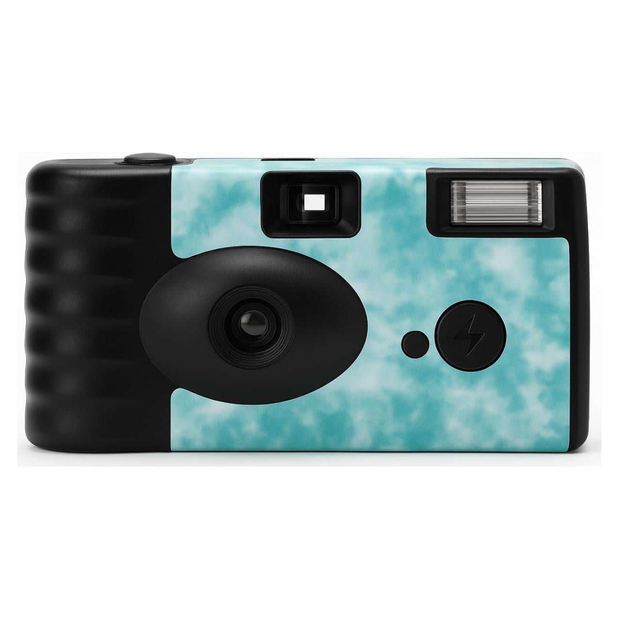 Cámara desechable Lensy 35mm 24 tomas con flash azul