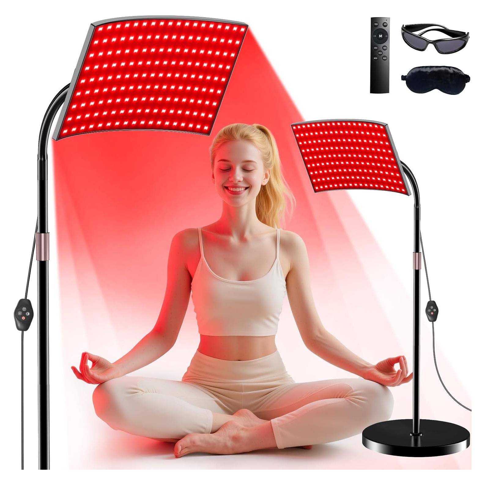 Terapia de Luz Roja XMZXMZ 660nm y 850nm Panel LED Grande