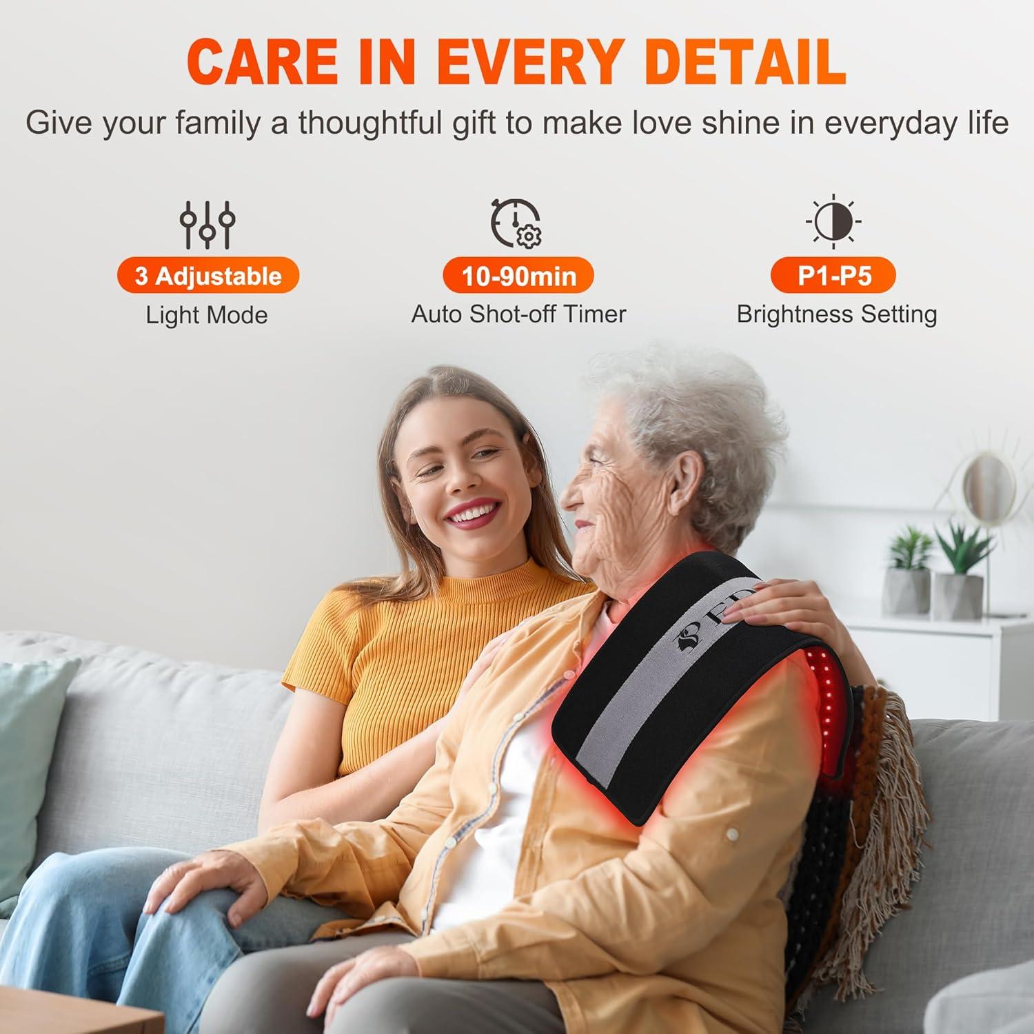 Almohadilla de Terapia de Luz Roja Pedete 61x30cm Infrarroja