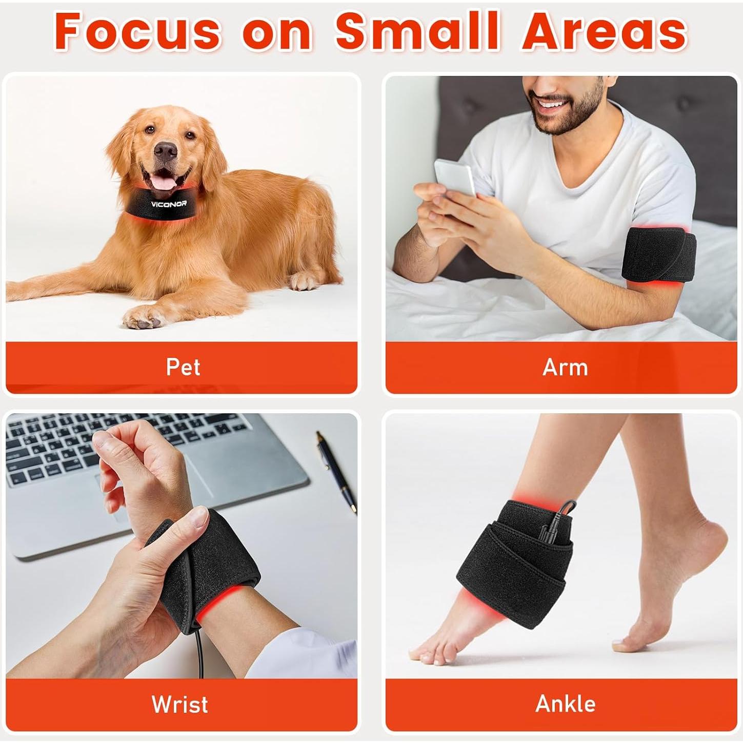 Cinturón de Terapia de Luz Roja Viconor 15W para Cuerpo