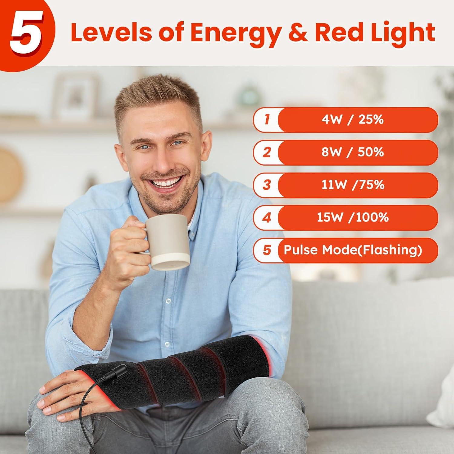 Cinturón de Terapia de Luz Roja Viconor 15W para Cuerpo