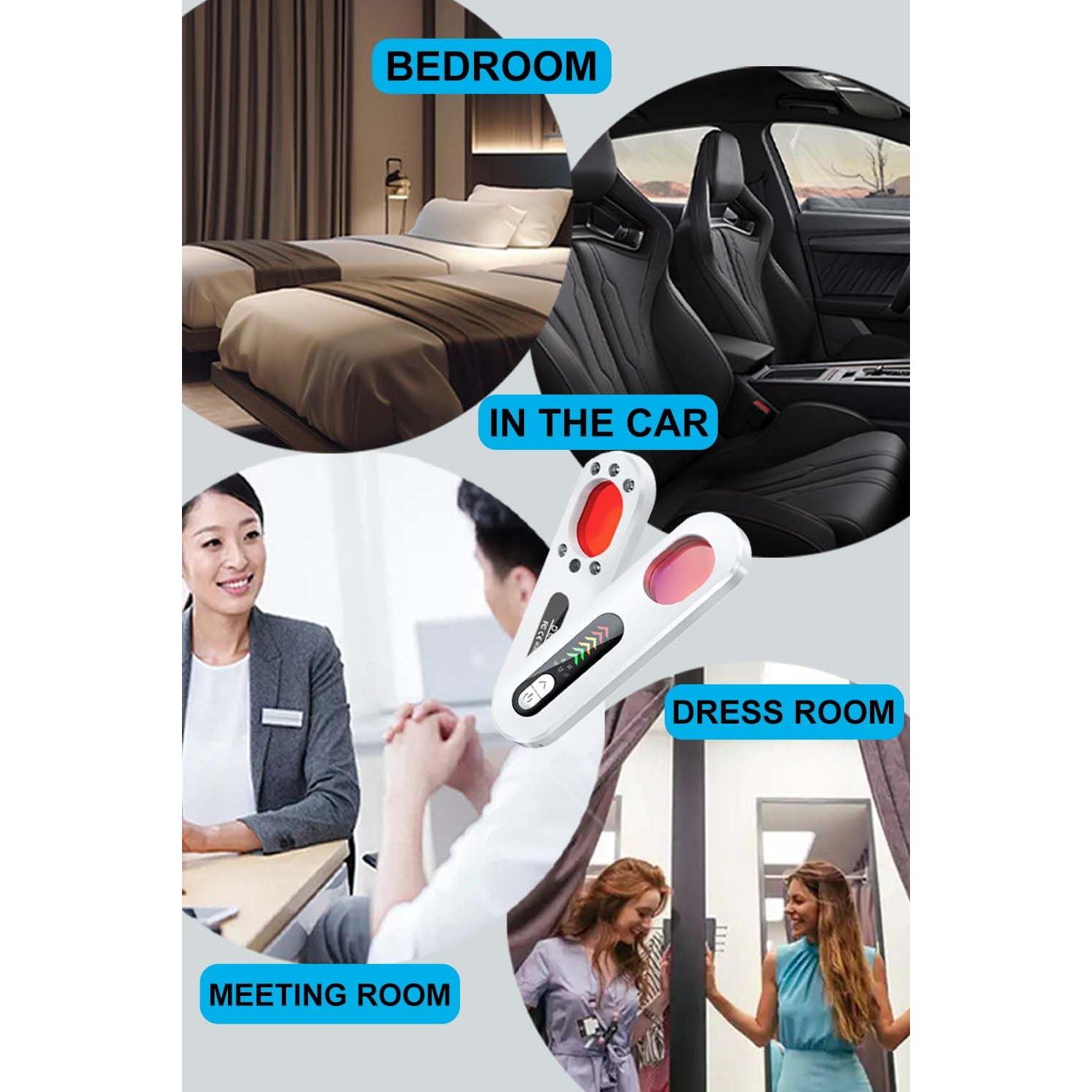 Detector de Cámaras Ocultas 5-en-1 SPYXRAY T01-P Portátil