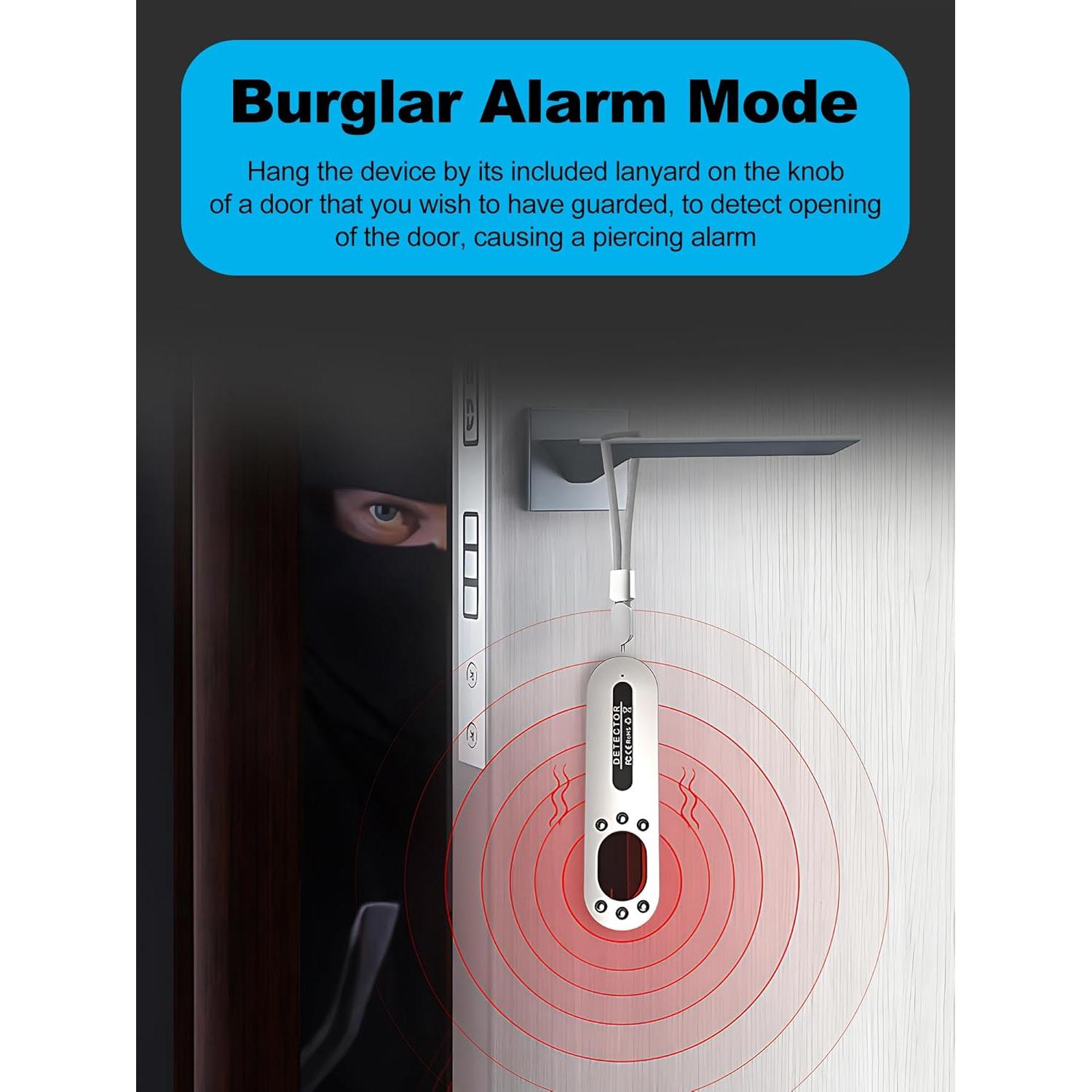 Detector de Cámaras Ocultas 5-en-1 SPYXRAY T01-P Portátil