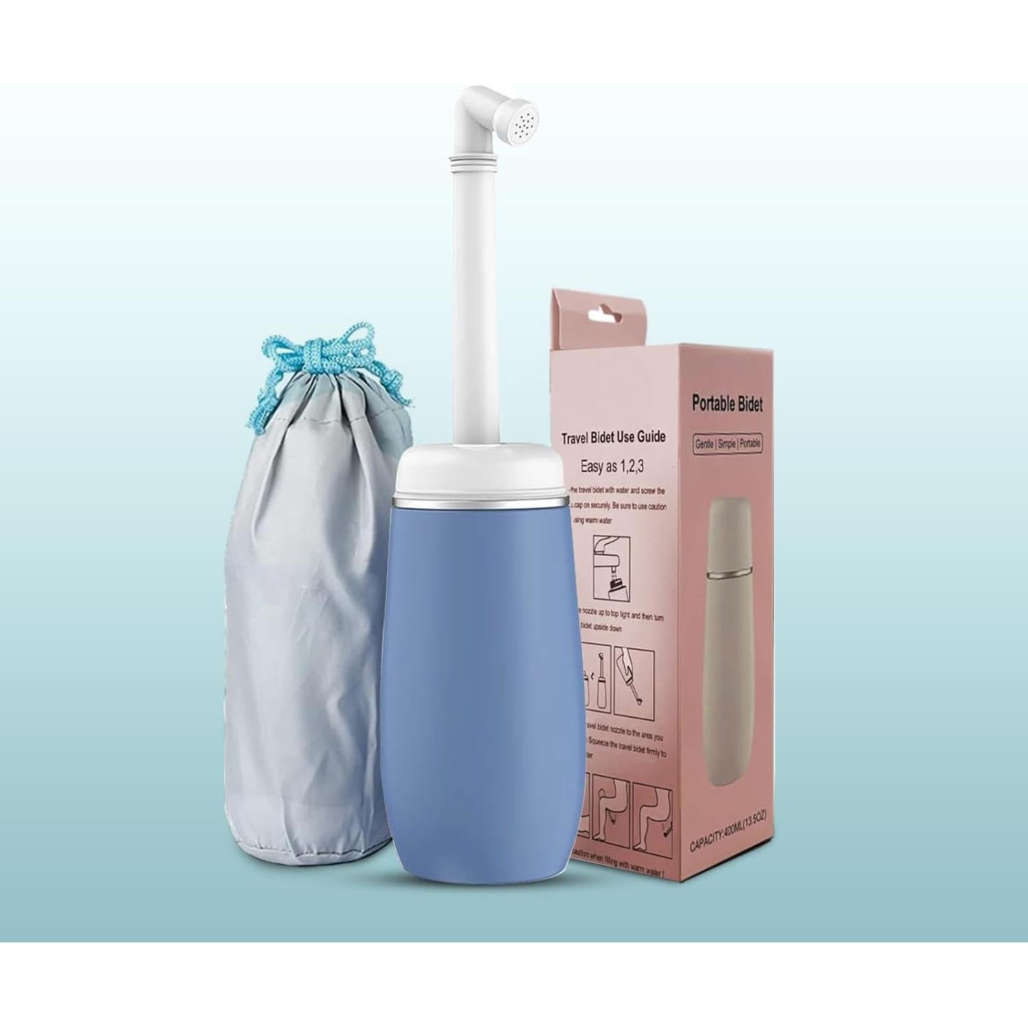 Bidet Portátil 400ml The Iqbal Things Azul Higiene Personal