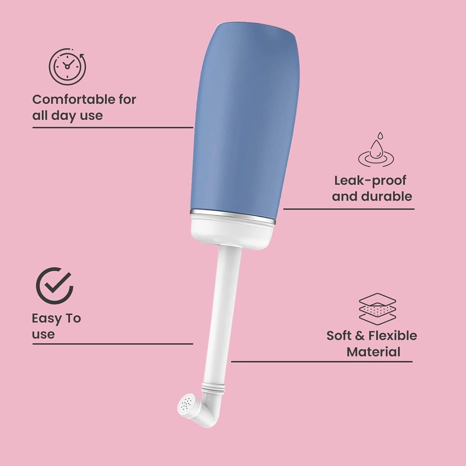 Bidet Portátil 400ml The Iqbal Things Azul Higiene Personal