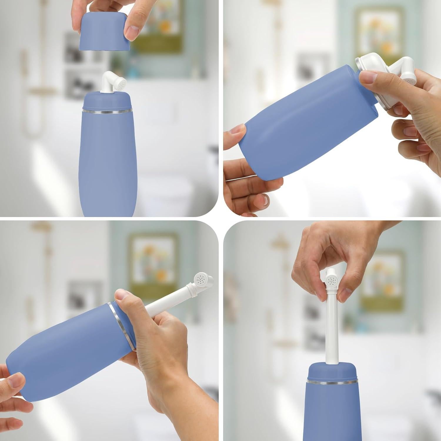 Bidet Portátil 400ml The Iqbal Things Azul Higiene Personal