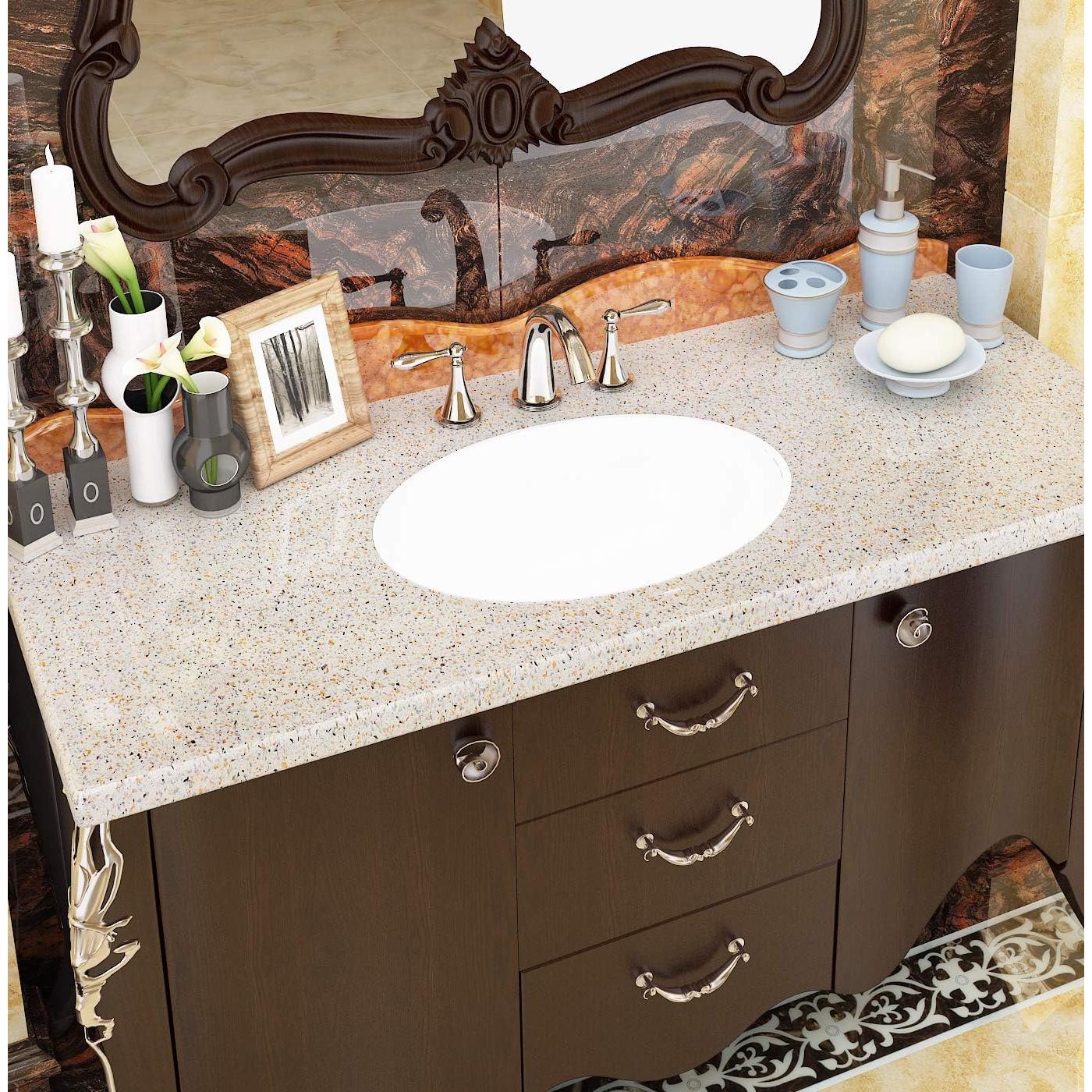 Papel Contacto Impermeable Livelynine Granito Dorado 40x200cm