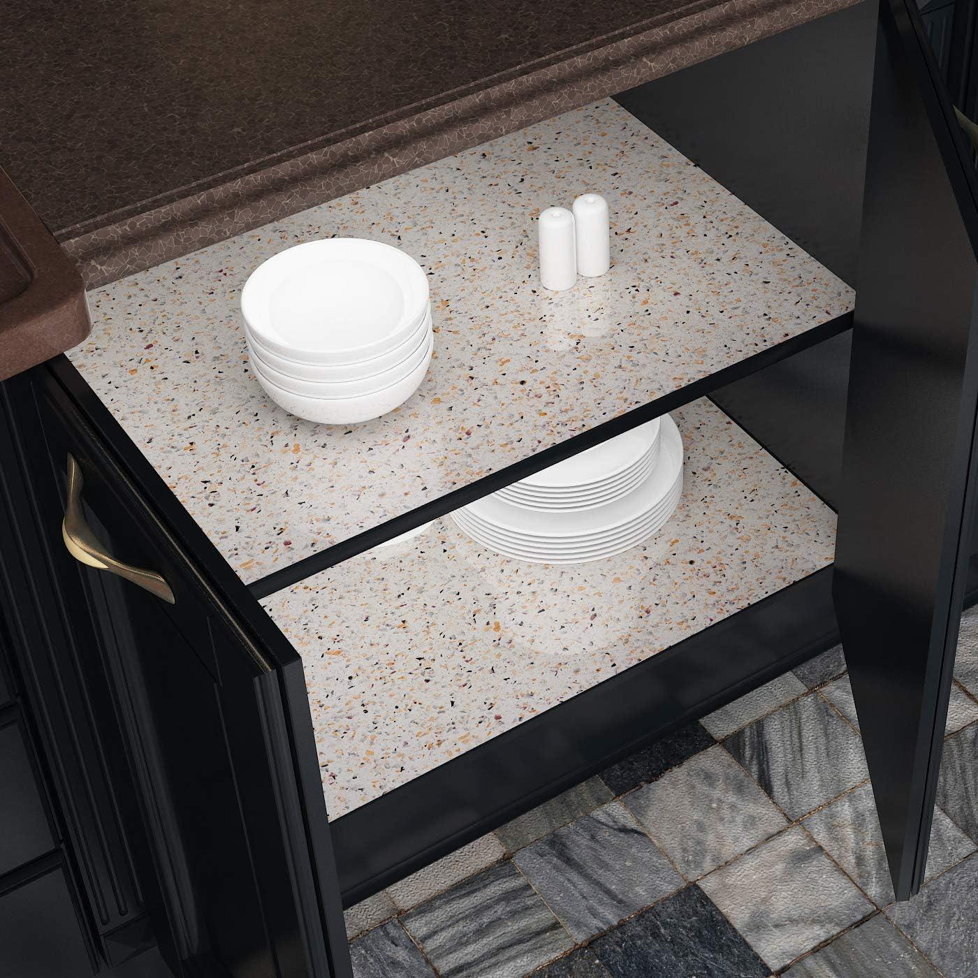 Papel Contacto Impermeable Livelynine Granito Dorado 40x200cm