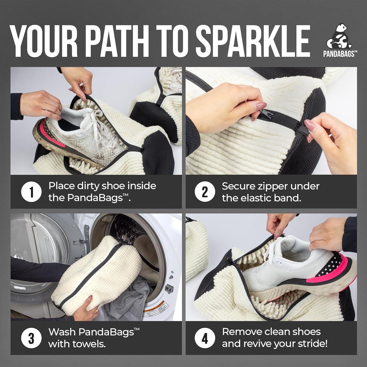 Bolsa de Lavado de Zapatos XL Clovergrade 2-Pack Reutilizable