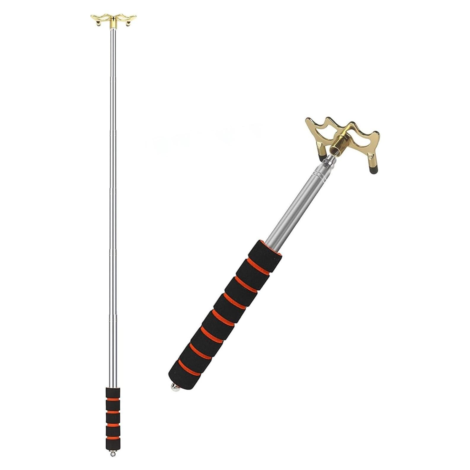 Puente de Billar Retráctil Yoqanr 35-150cm con Cabeza de Latón