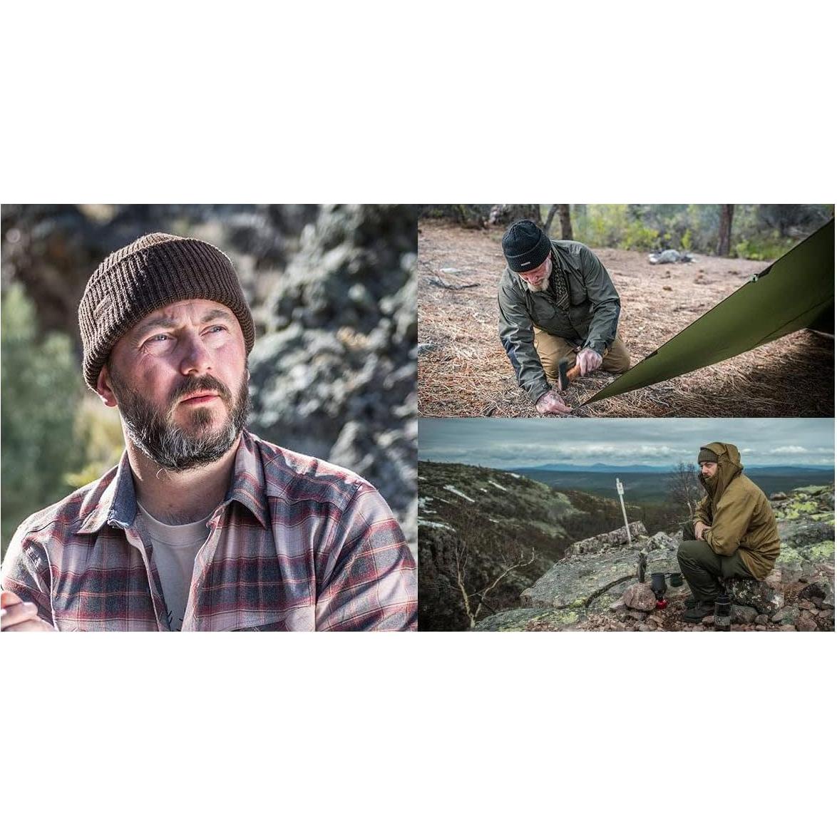 Gorra Beanie Helikon-Tex Wanderer Unisex Verde Oliva