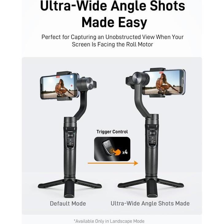 Gimbal Estabilizador Hohem iSteady Mobile Plus 3 Ejes para Smartphone