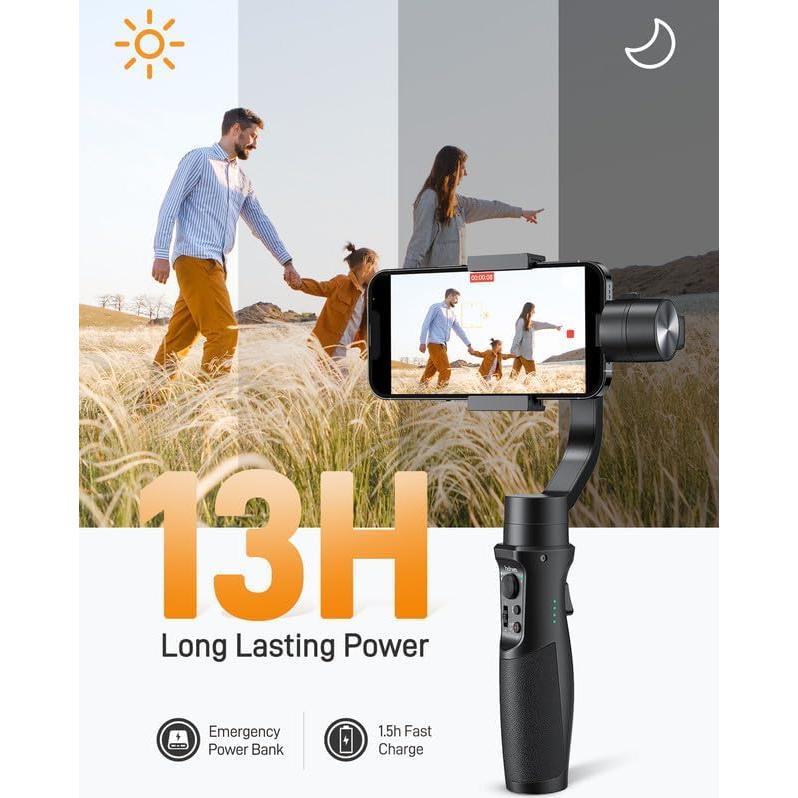 Gimbal Estabilizador Hohem iSteady Mobile Plus 3 Ejes para Smartphone