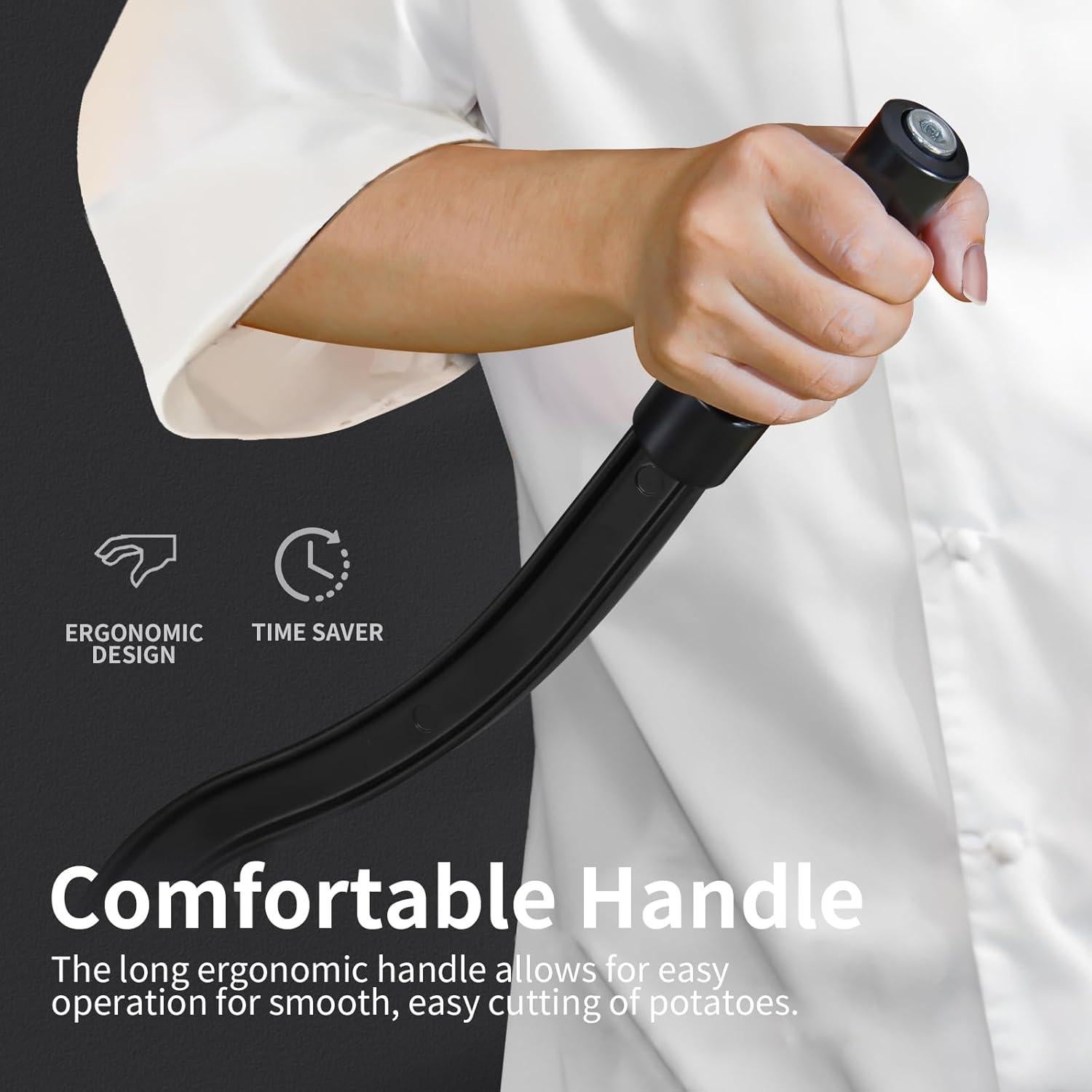 Cortador de Papas Fritas Awgpd Acero Inoxidable 1/2 Pulgada