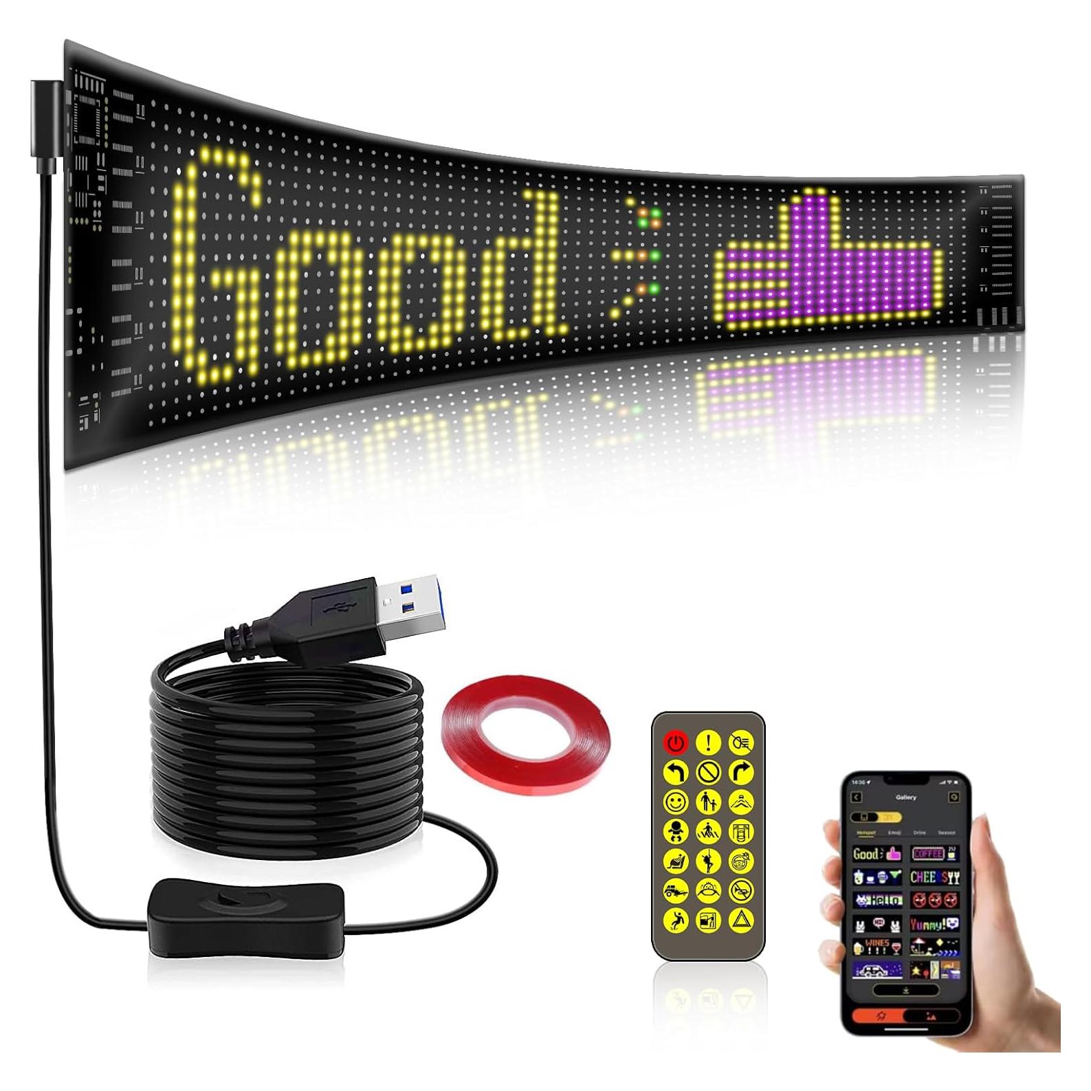 Cartel LED Gukire HCY 16x64 Flexible RGB Control APP