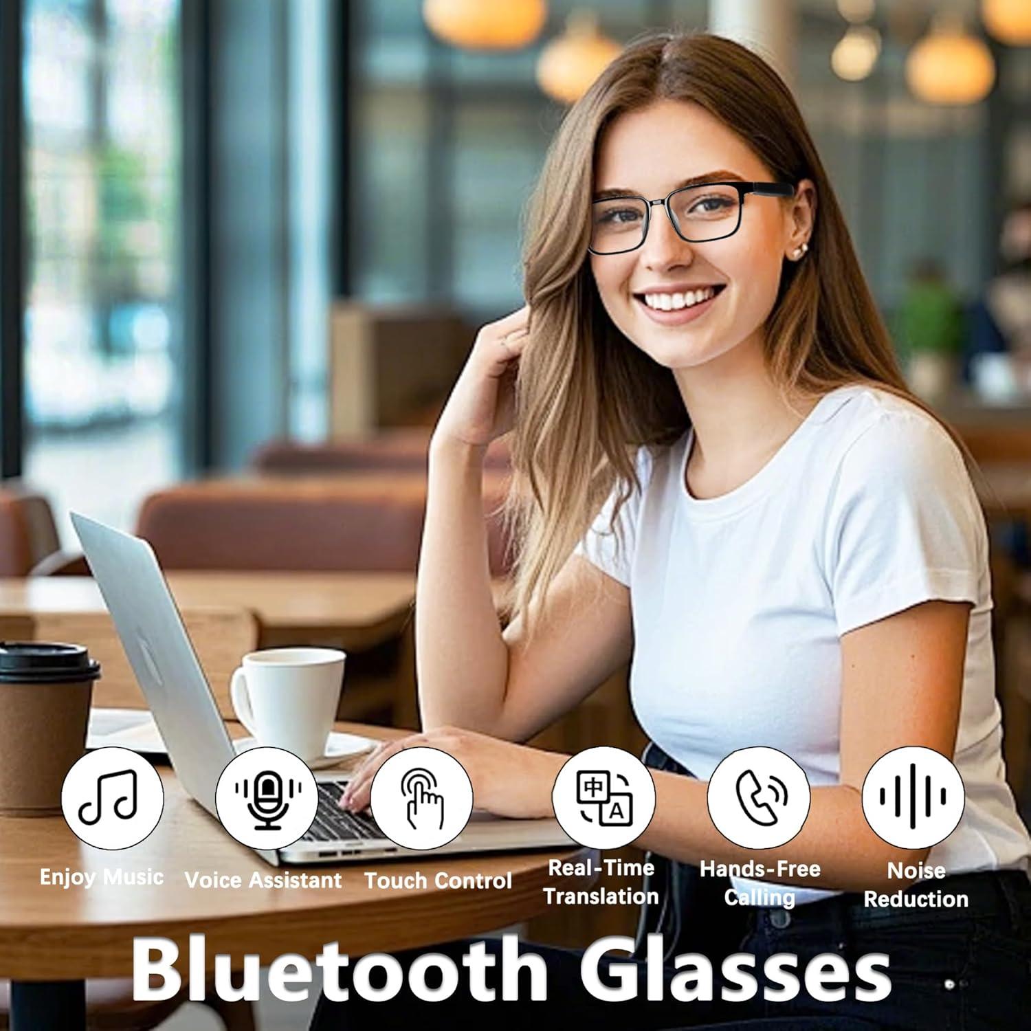 Gafas de Traducción AI Deepseek R1 Bluetooth 5.3 Polarizadas