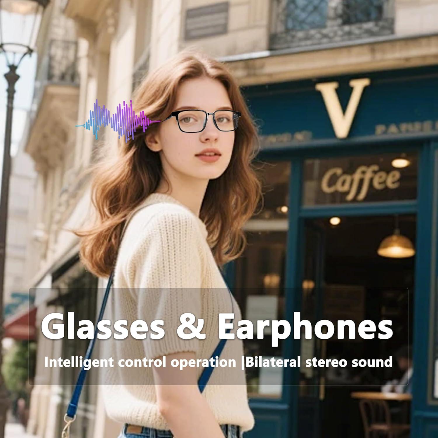 Gafas de Traducción AI Deepseek R1 Bluetooth 5.3 Polarizadas