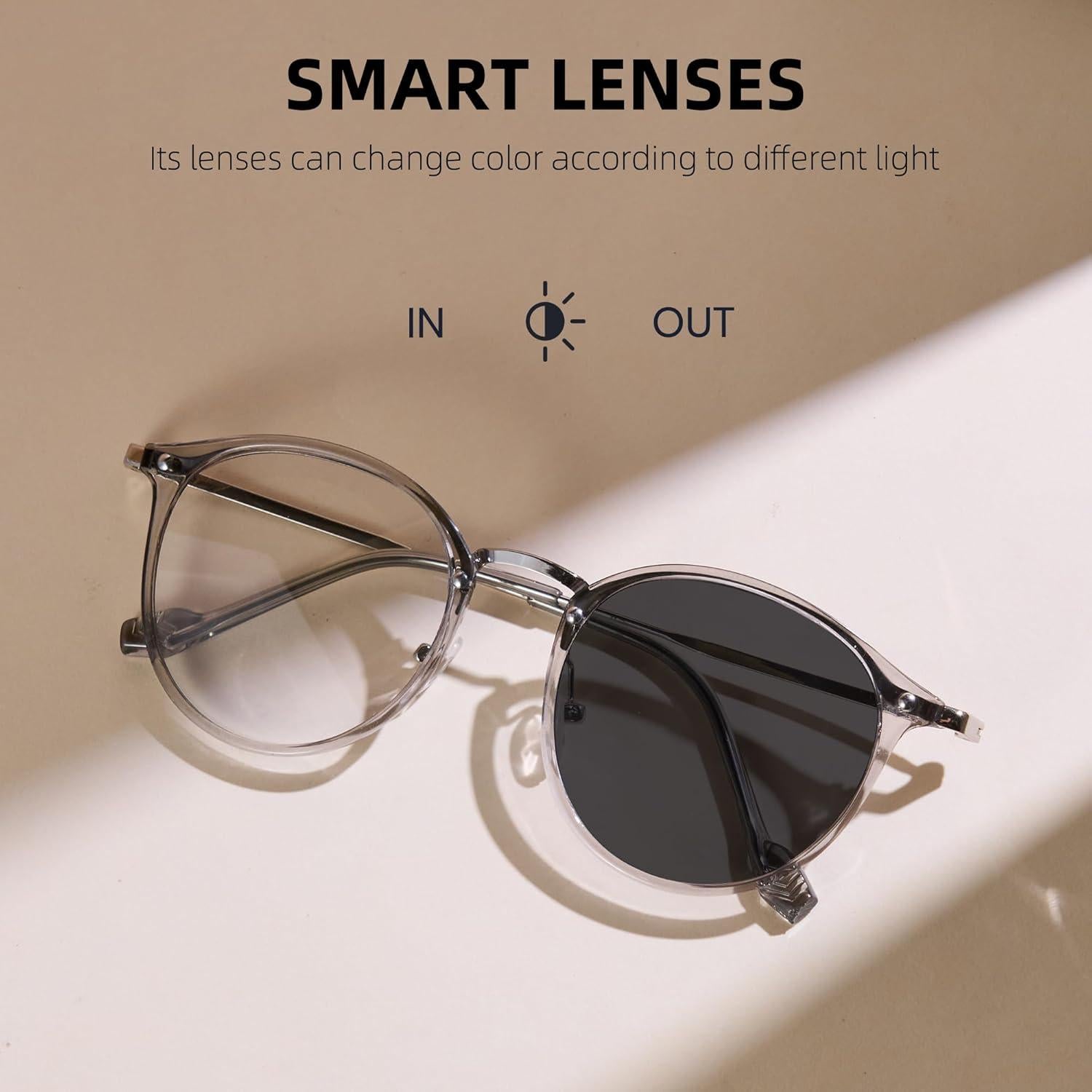 Gafas Fotocromáticas Cyxus UV y Luz Azul para Hombres y Mujeres