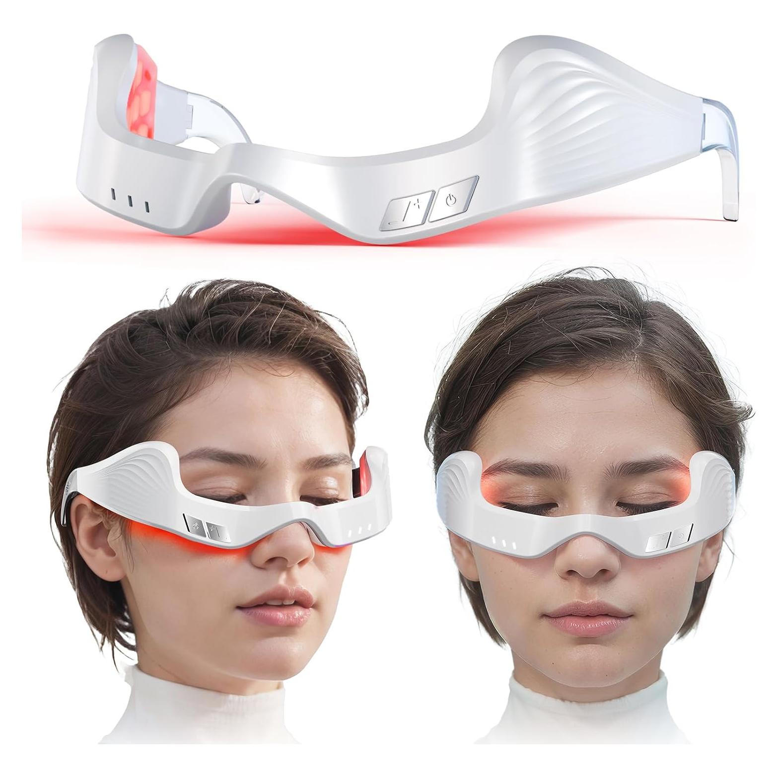 Dispositivo de Terapia de Luz Roja para Ojos - Masajeador Facial