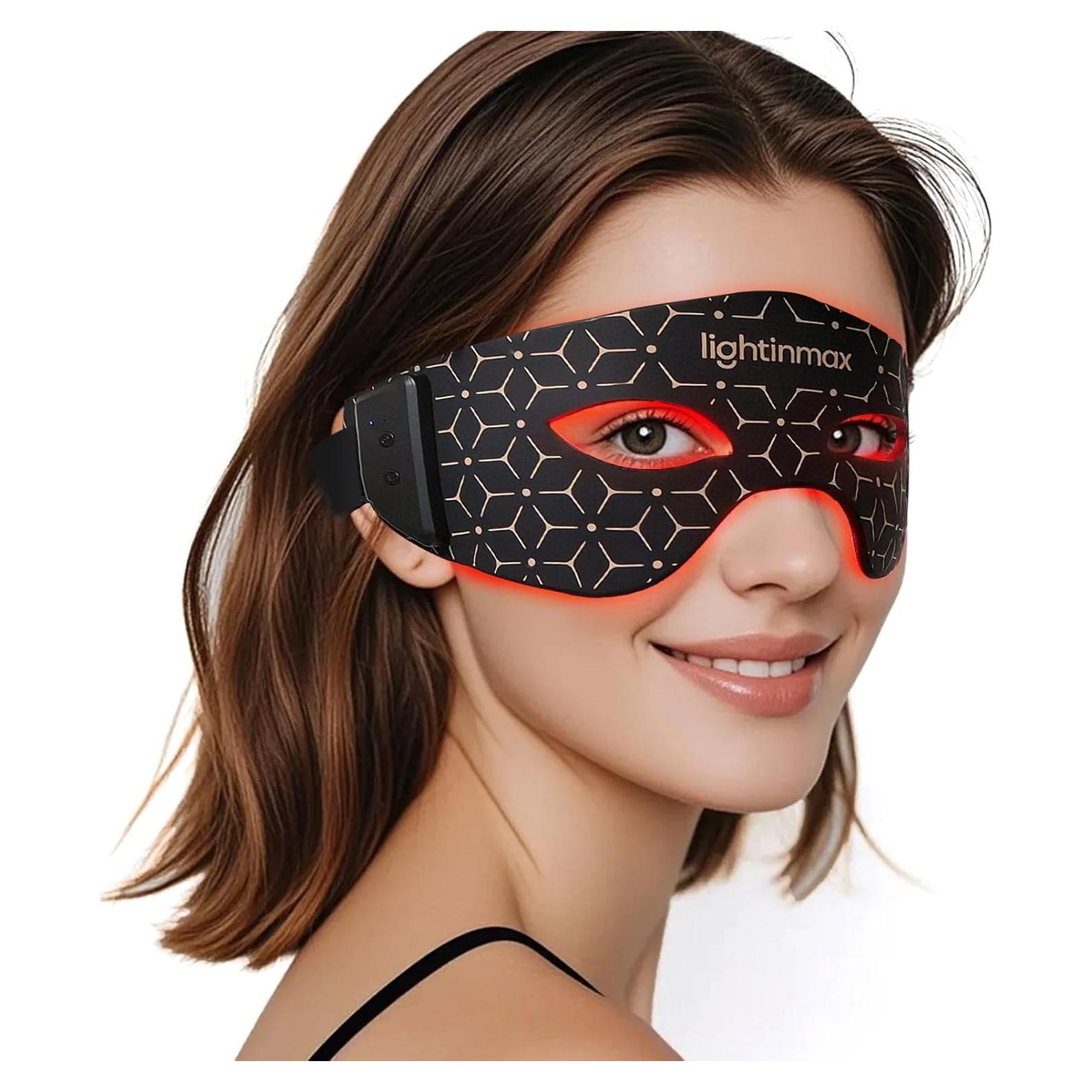 Máscara de Terapia de Luz Roja Lightinmax para Ojos - 5 Modos