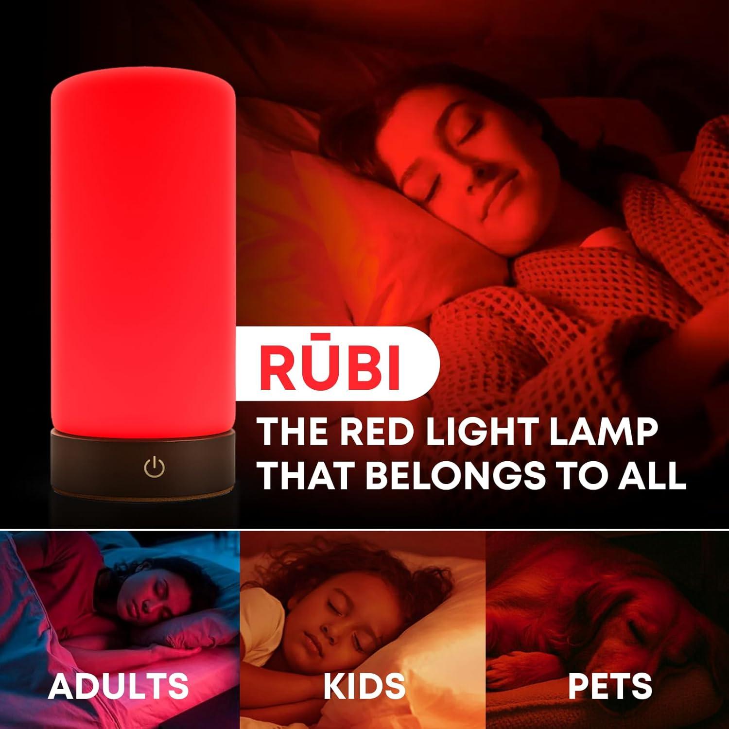 Lámpara de Terapia de Luz Roja Rubi 670nm - Bienestar y Sueño