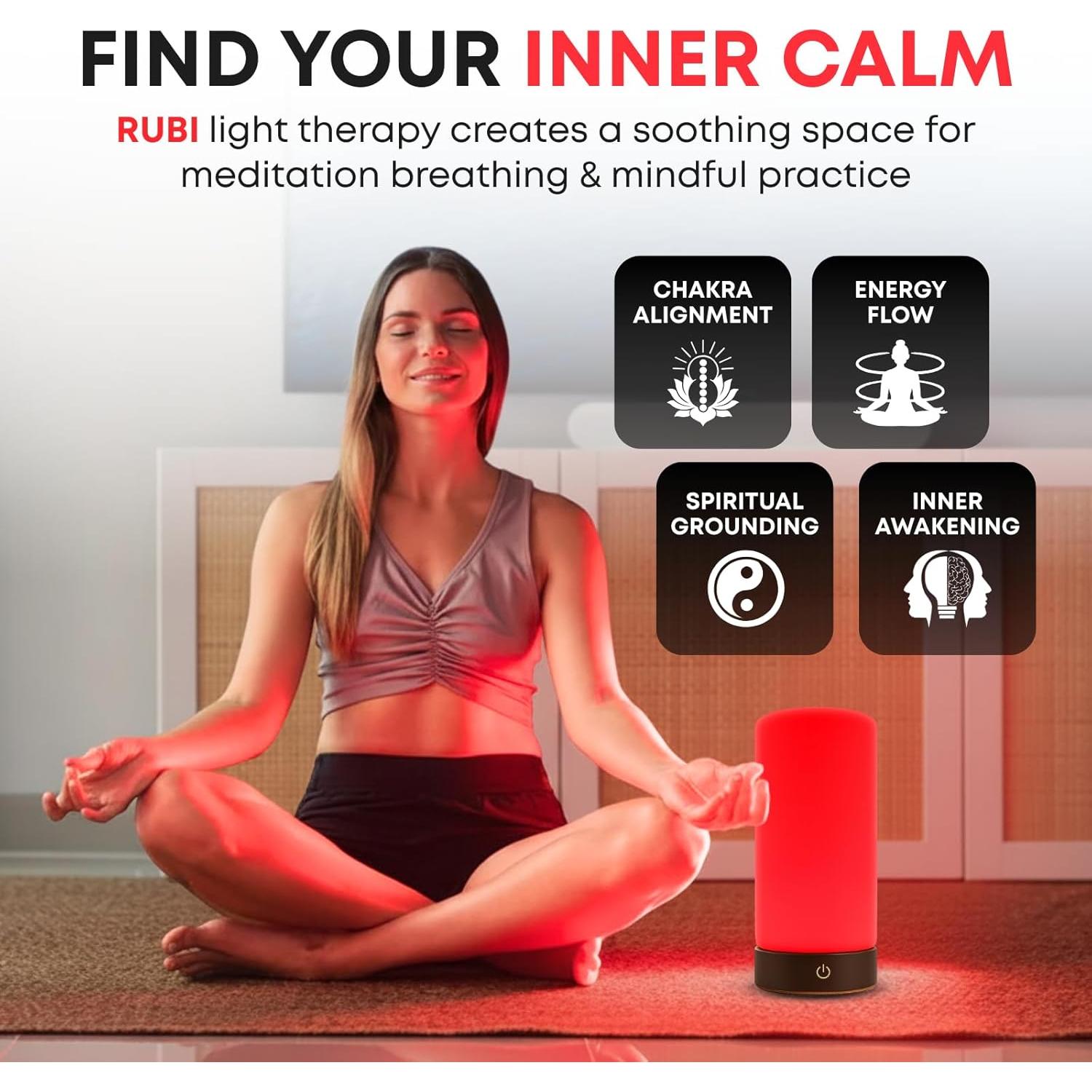 Lámpara de Terapia de Luz Roja Rubi 670nm - Bienestar y Sueño