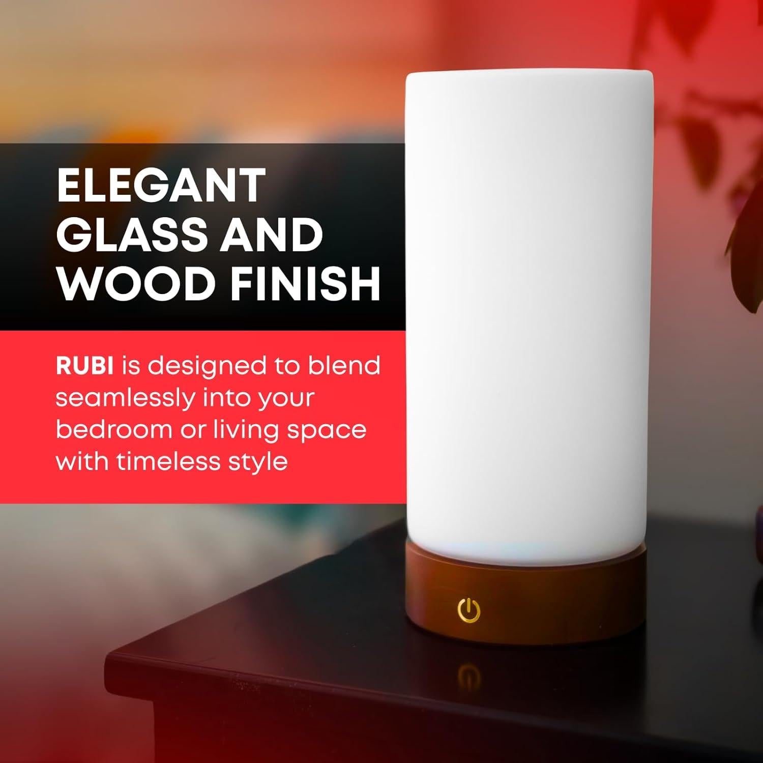 Lámpara de Terapia de Luz Roja Rubi 670nm - Bienestar y Sueño