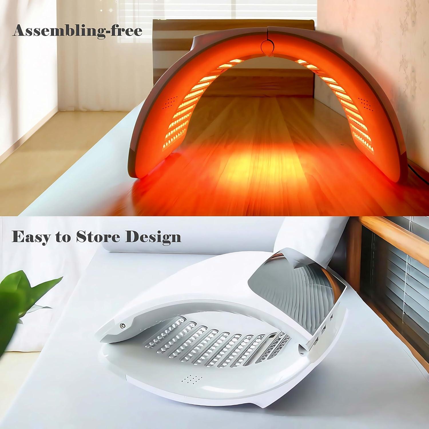 Máquina de Terapia Facial LED 7 Colores Arthaxi - Control por Voz