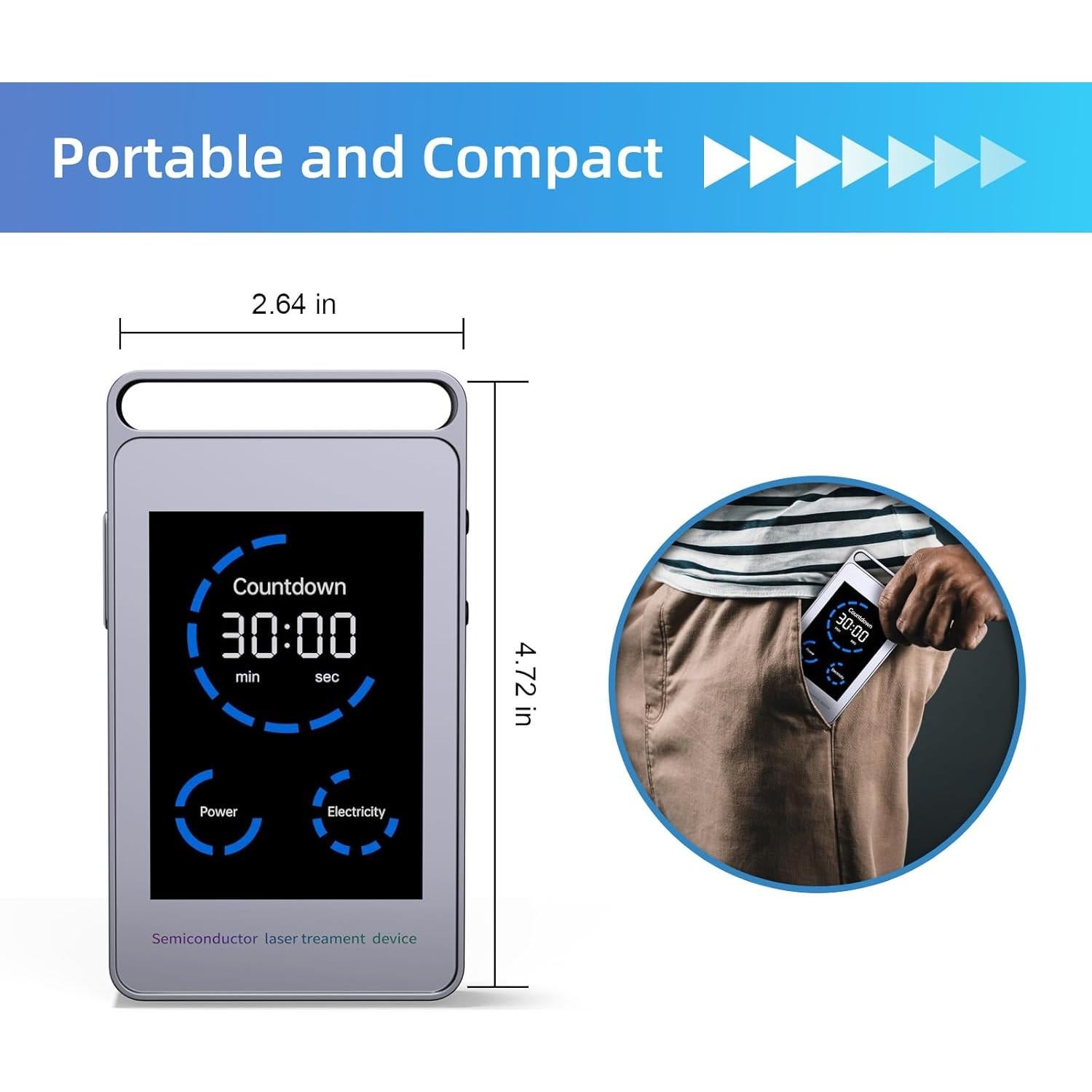 Dispositivo de Terapia de Luz Roja LASEPREHT para Nariz 650nm