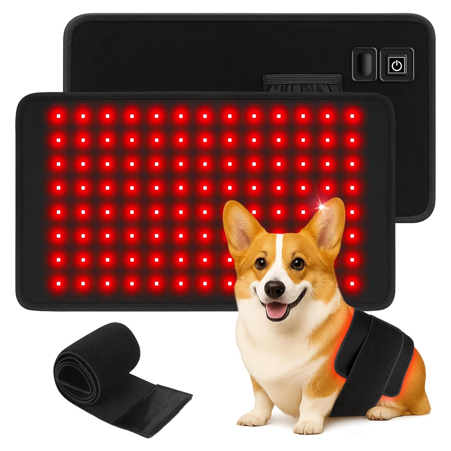 Cinturón de Terapia de Luz Roja Clocness 40.6x20.3cm 120 LEDs