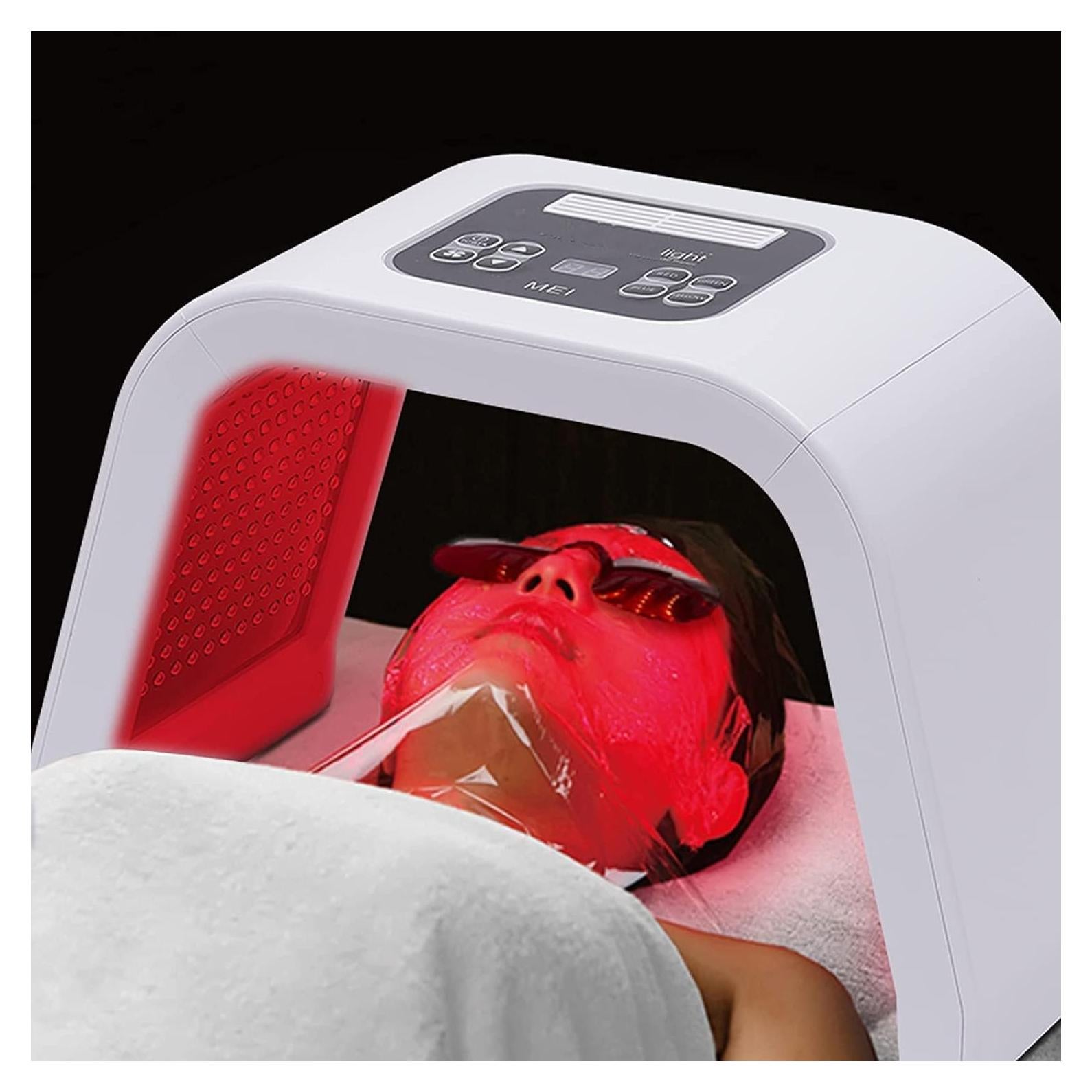 Máscara de Terapia Facial LED Derma Plus - Cuidado de Piel