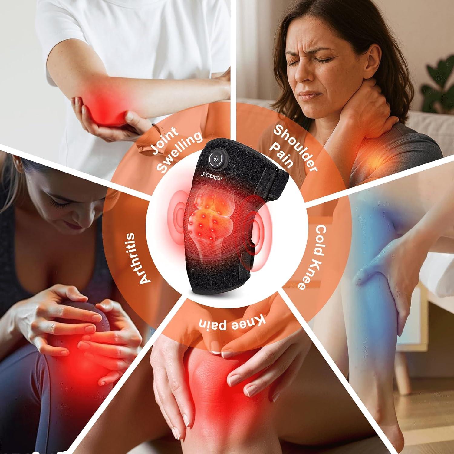 Faja Terapia de Luz Roja Infrarroja Feangli para Rodilla