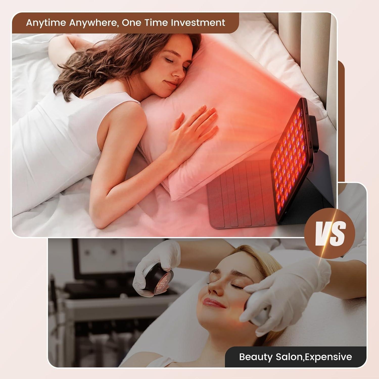 Terapia de Luz Roja INTEO 6 Modos para la Cara 1.4 kg