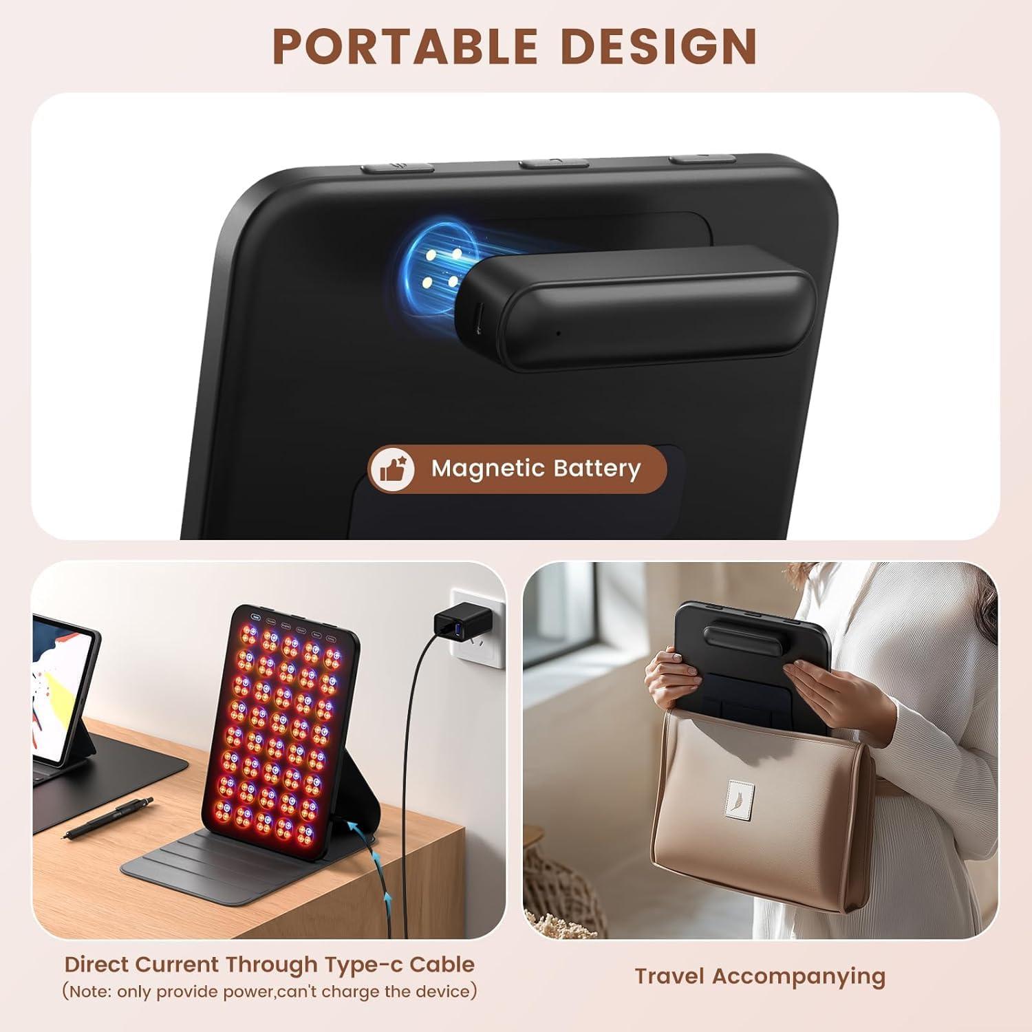 Terapia de Luz Roja INTEO 6 Modos para la Cara 1.4 kg