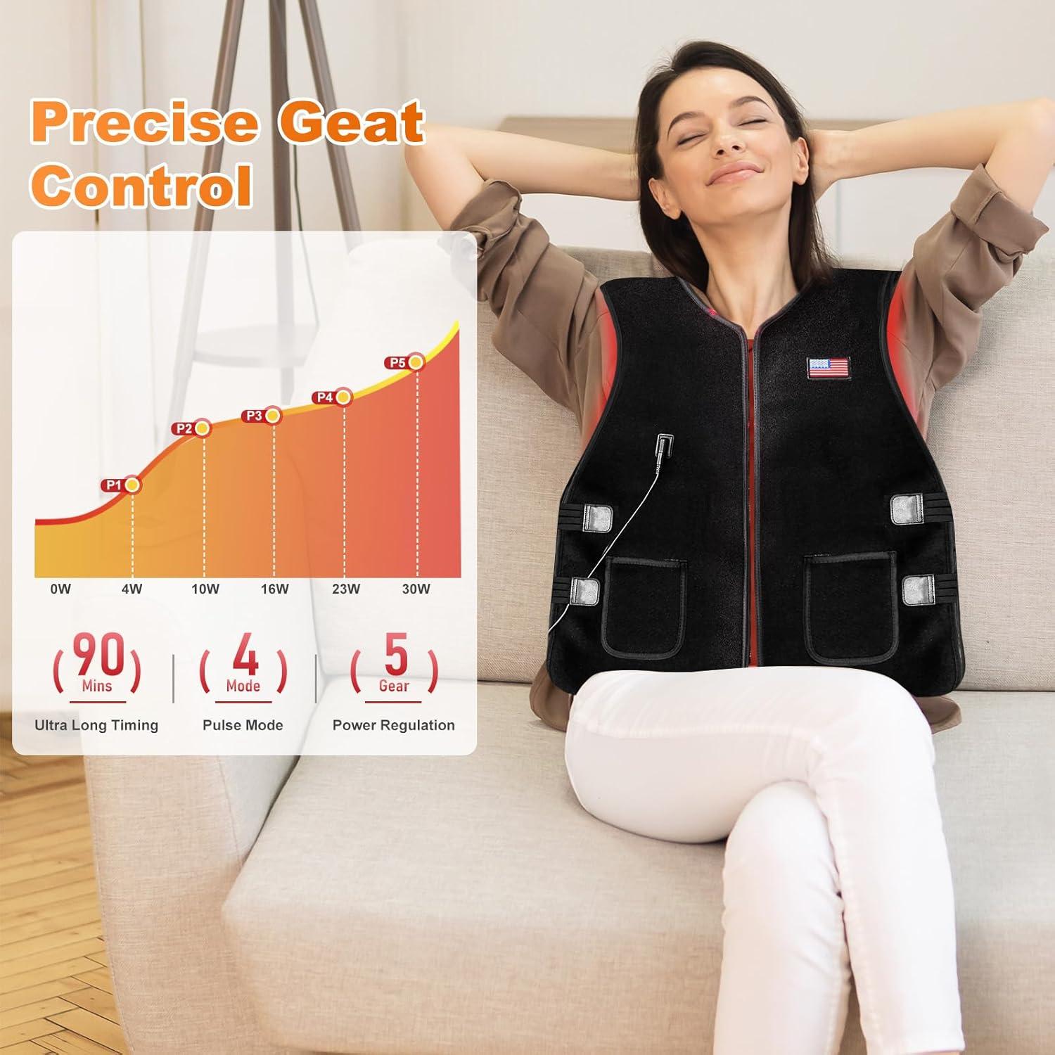 Terapia de Luz Roja Dowceivm 67.8x50cm 315 LEDs Alivio Dolor