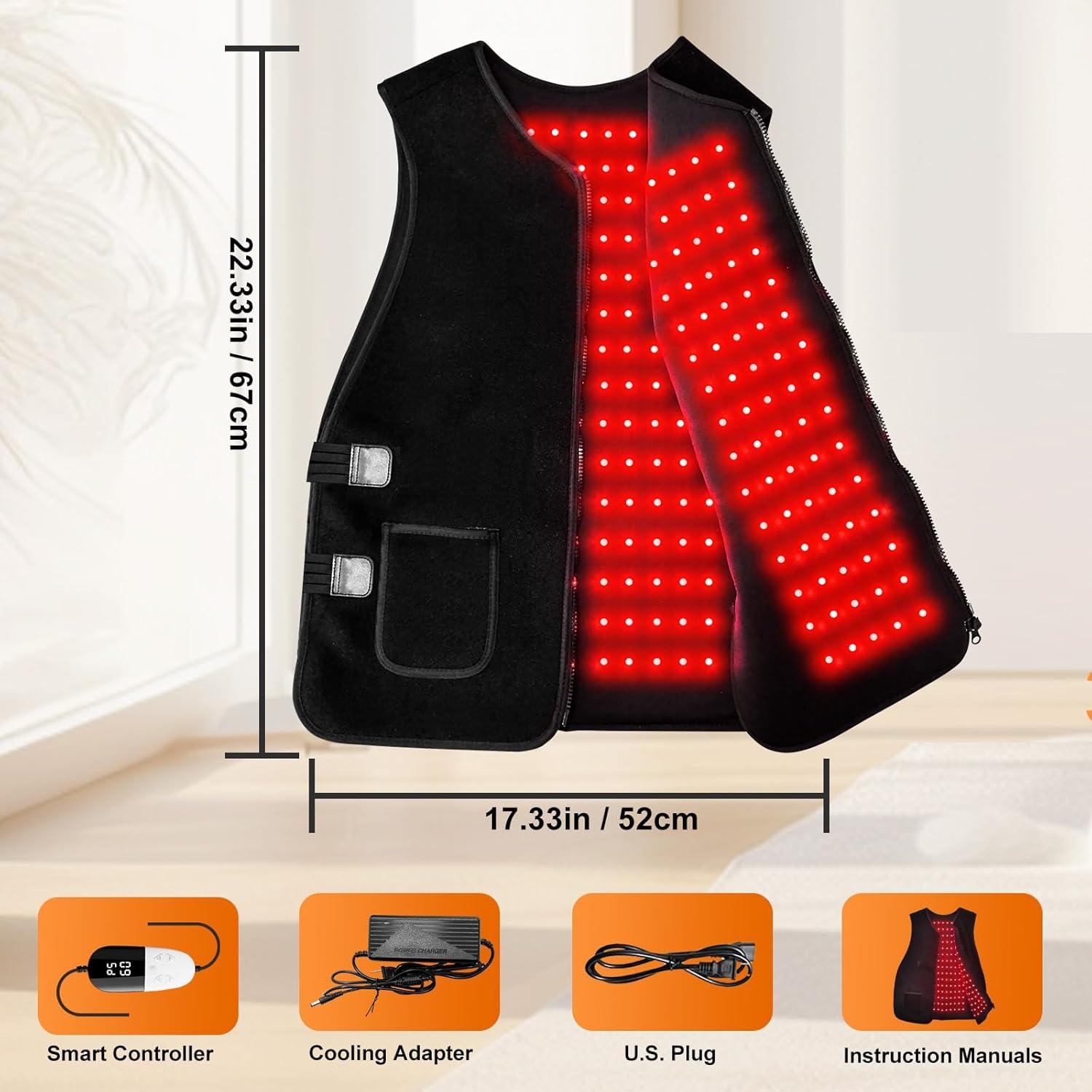 Terapia de Luz Roja Dowceivm 67.8x50cm 315 LEDs Alivio Dolor