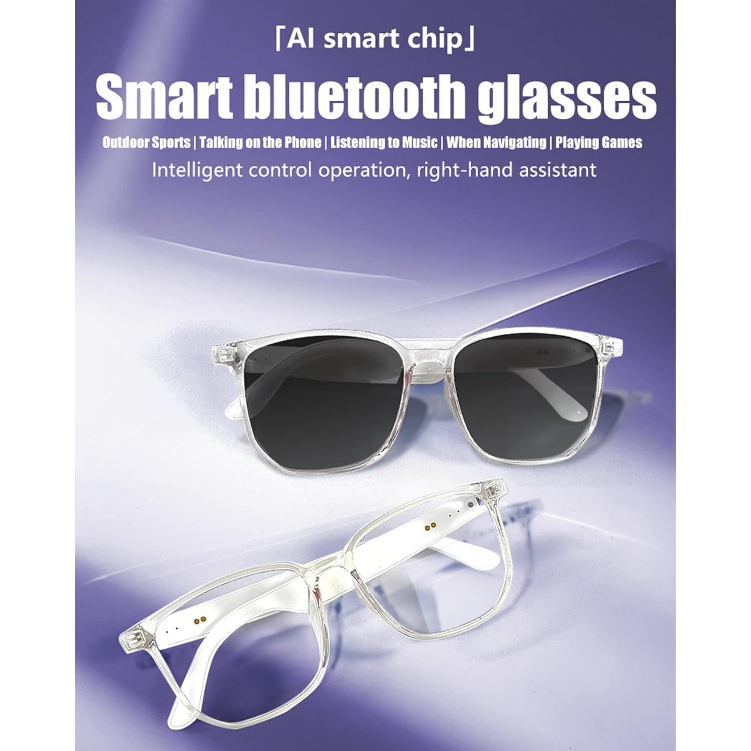 Gafas Inteligentes SRICH con Traducción 144 Idiomas y Bluetooth