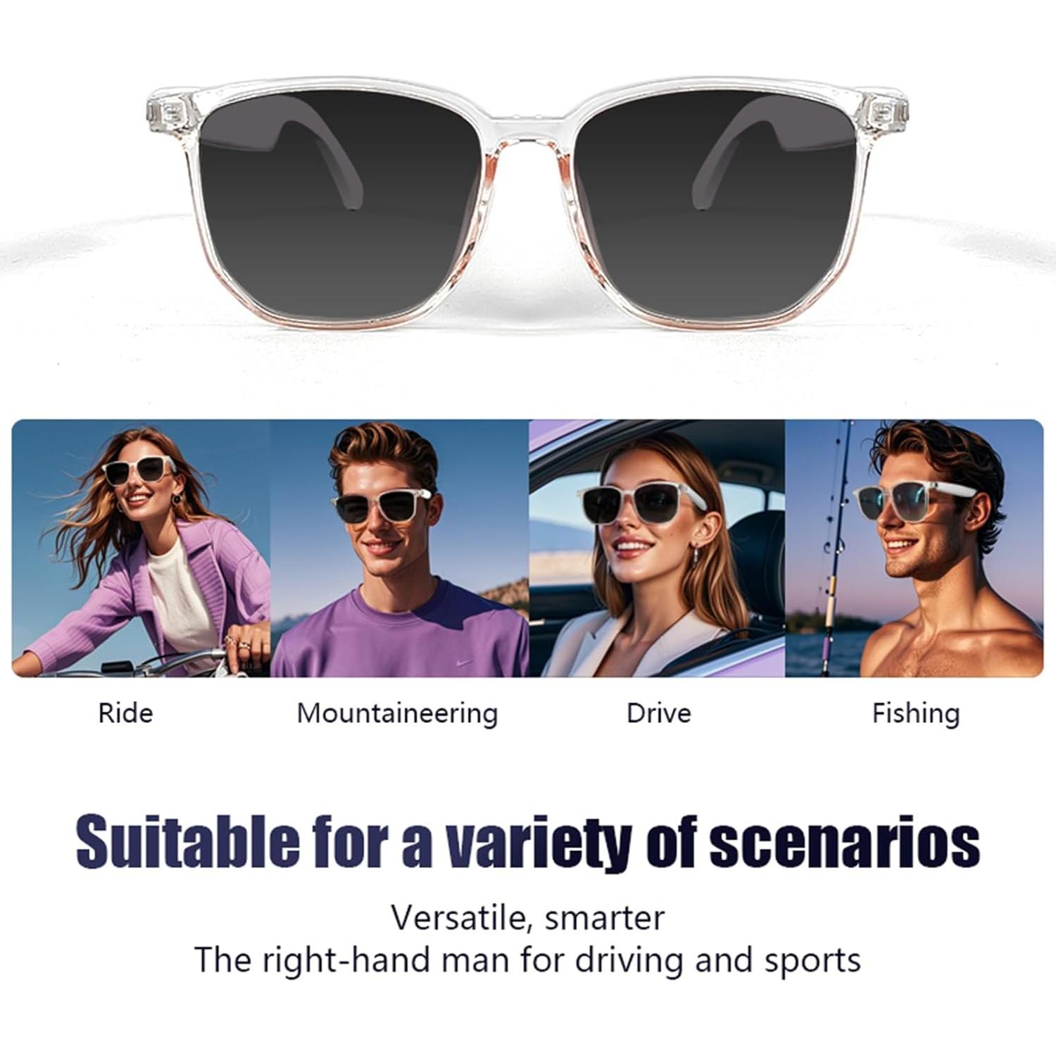 Gafas Inteligentes SRICH con Traducción 144 Idiomas y Bluetooth